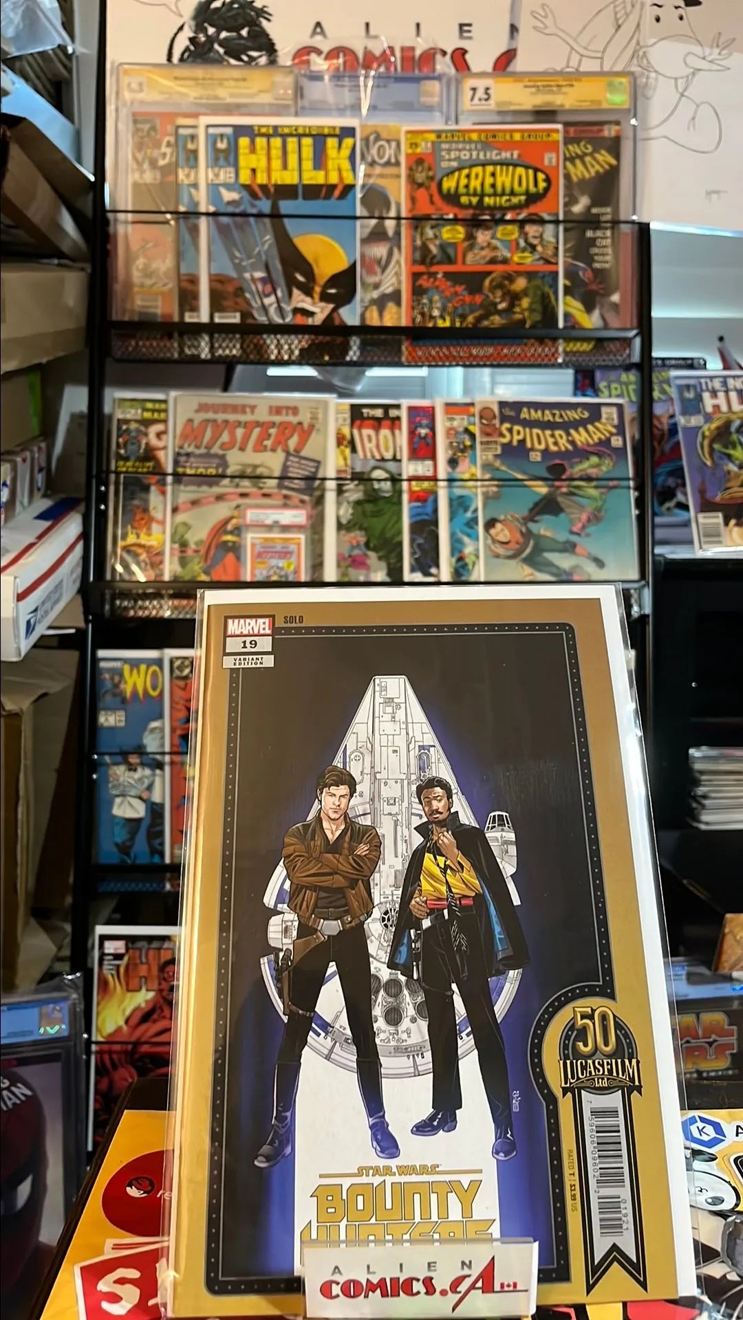 Solo (Bounty Hunters #19 50th Lucasfilm Anniversary Variant NM)