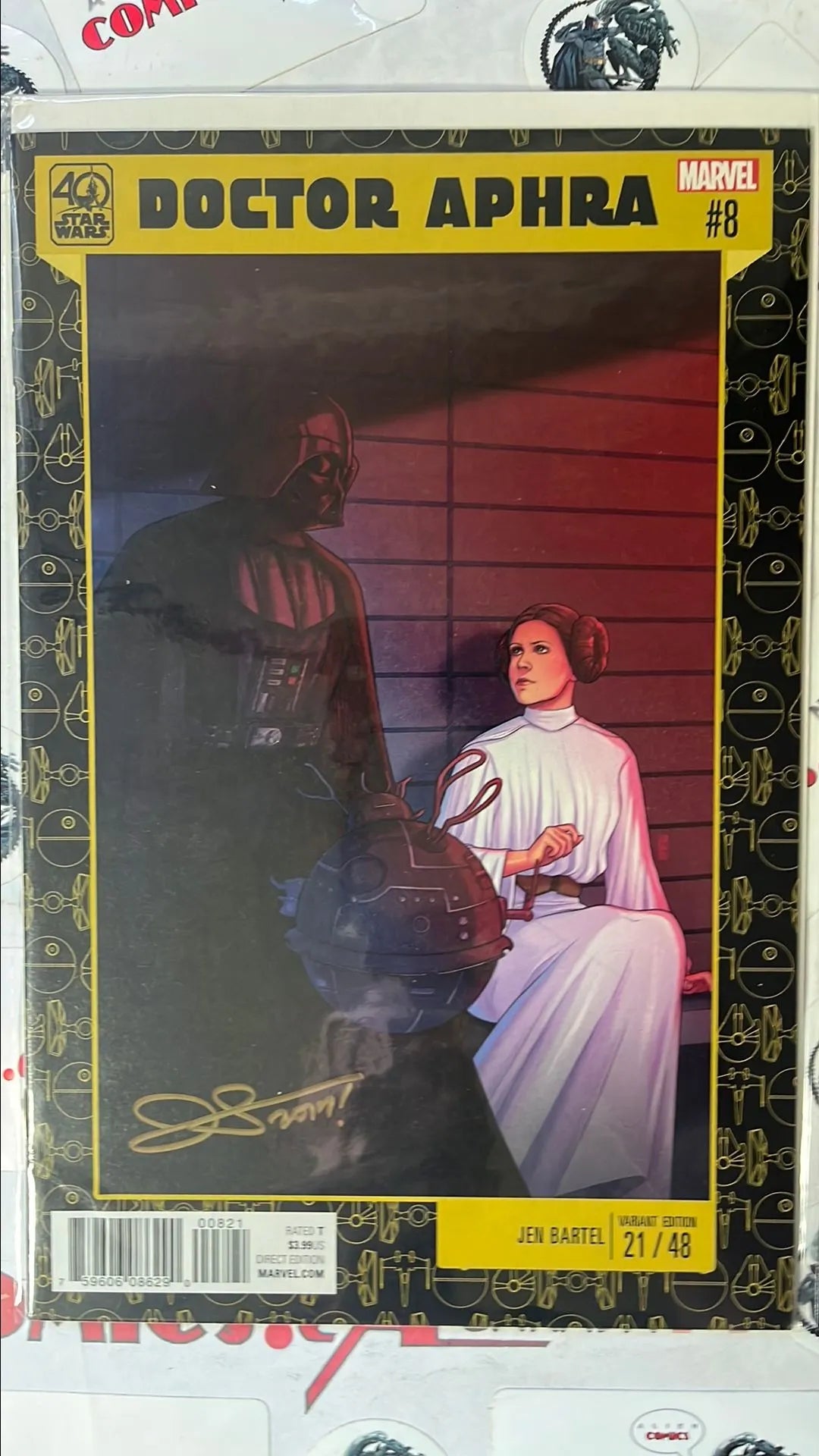 40th Anniversary ANH (#21 Doctor Aphra #8 Signed Jen Bartel NM)