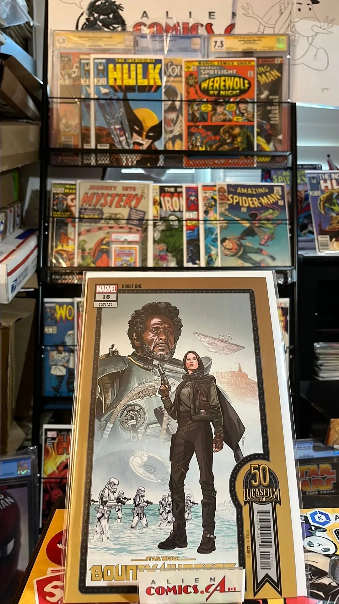 Rogue One (Bounty Hunters #18 50th Lucasfilm Anniversary Variant NM)