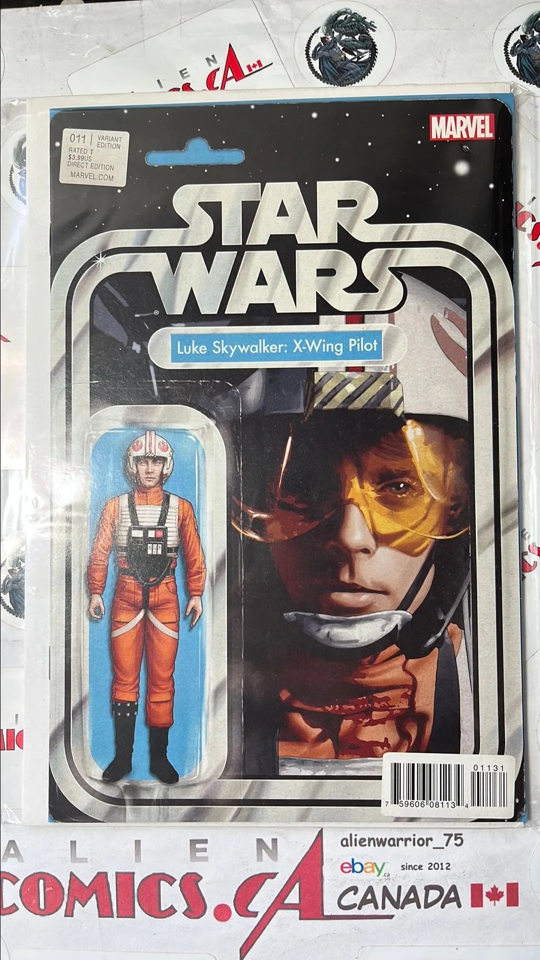 Star Wars (Action Figure Variant #11 Luke Skywalker: X-Wing Pilot NM)