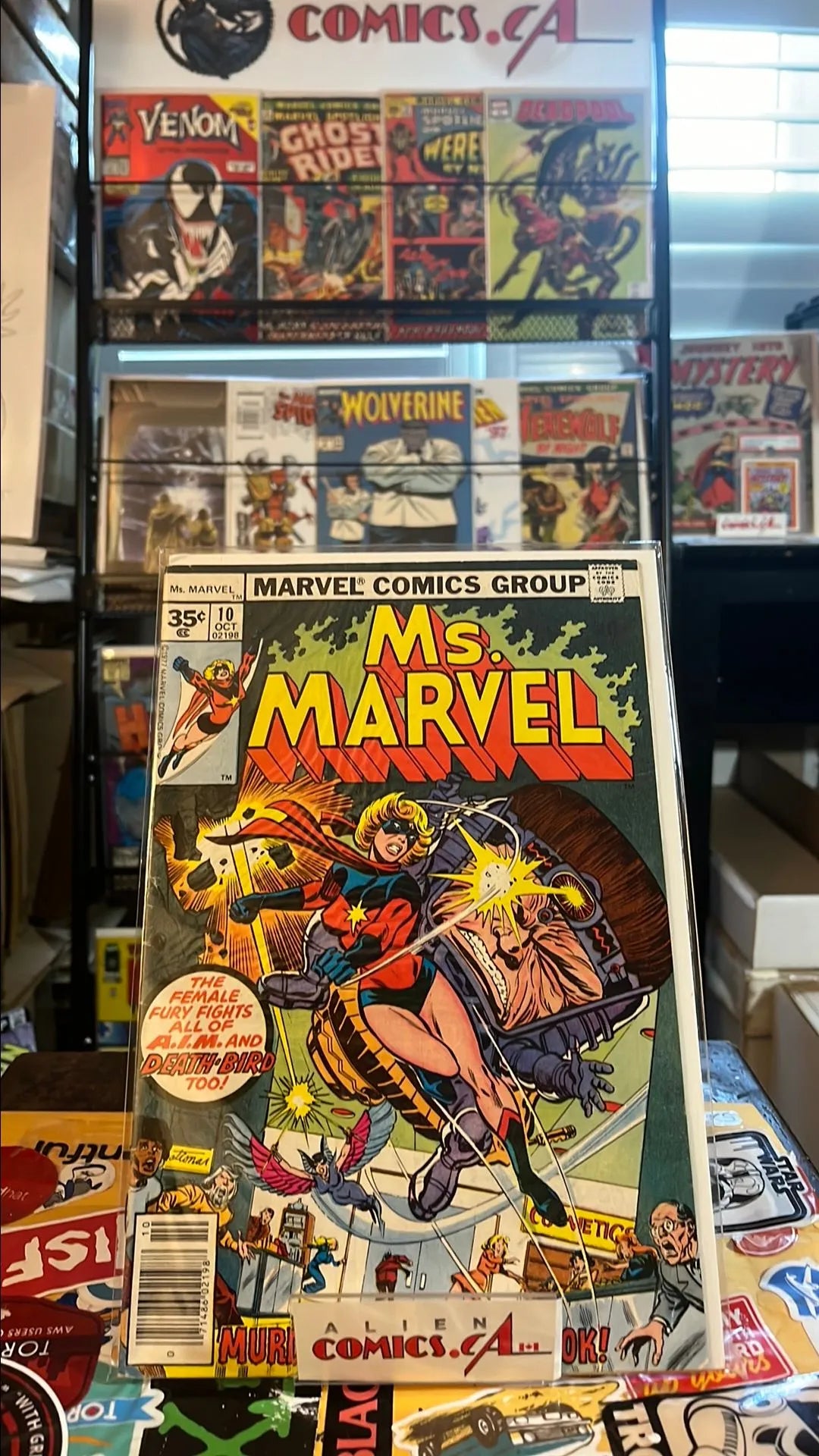 Ms. Marvel (#10 35¢ price variant MODOK app. 2nd app. Deathbird HTF VG)