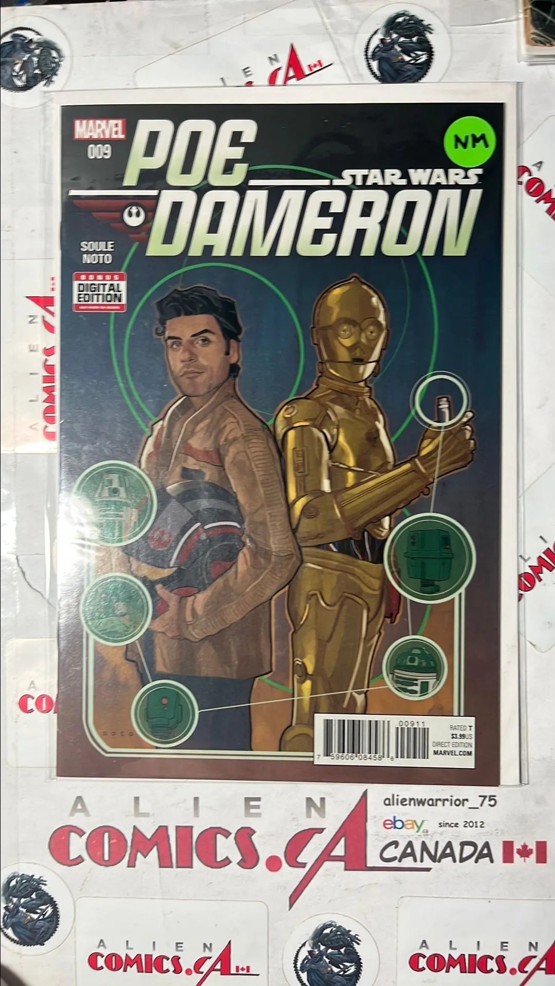 Poe Dameron (#9 Marvel 2015 NM)
