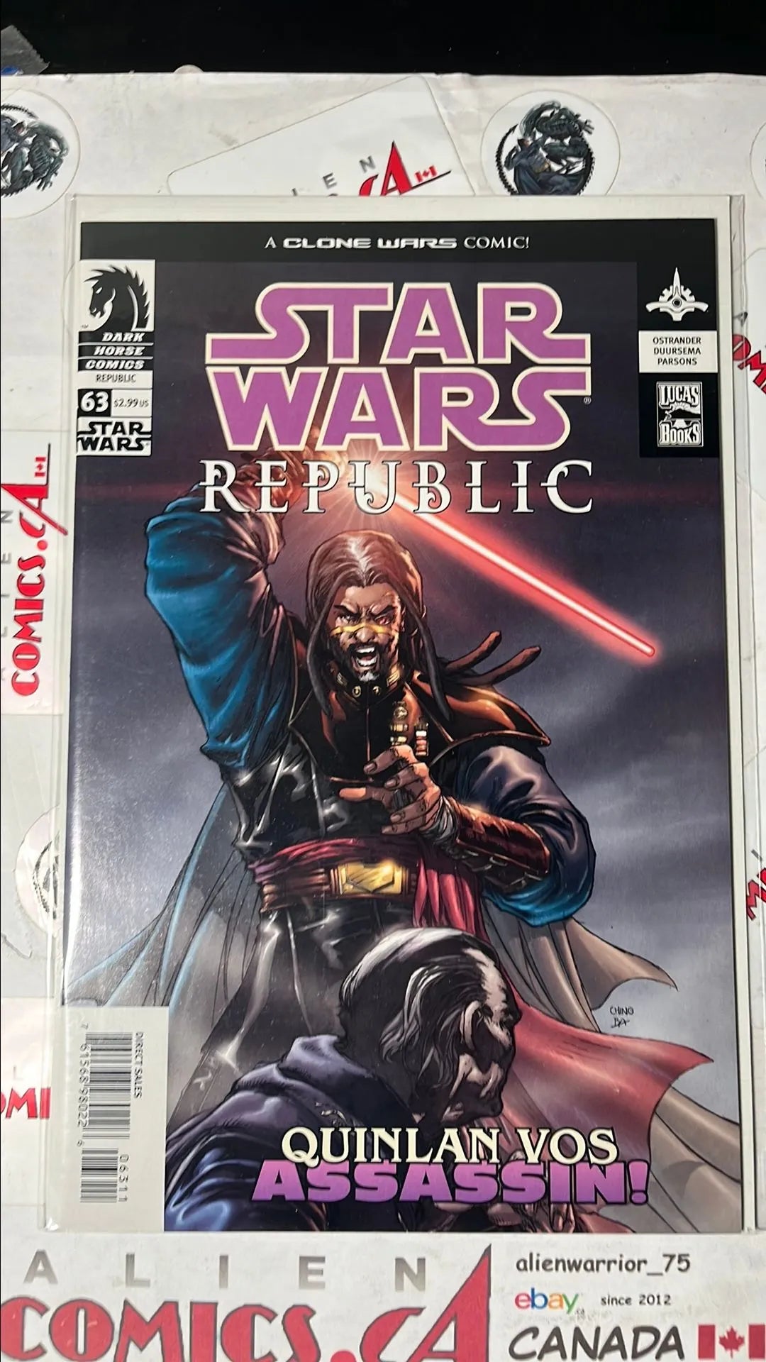 Republic (#63 Striking from the Shadows One-Shot 1st app. Darth Andeddu NM)
