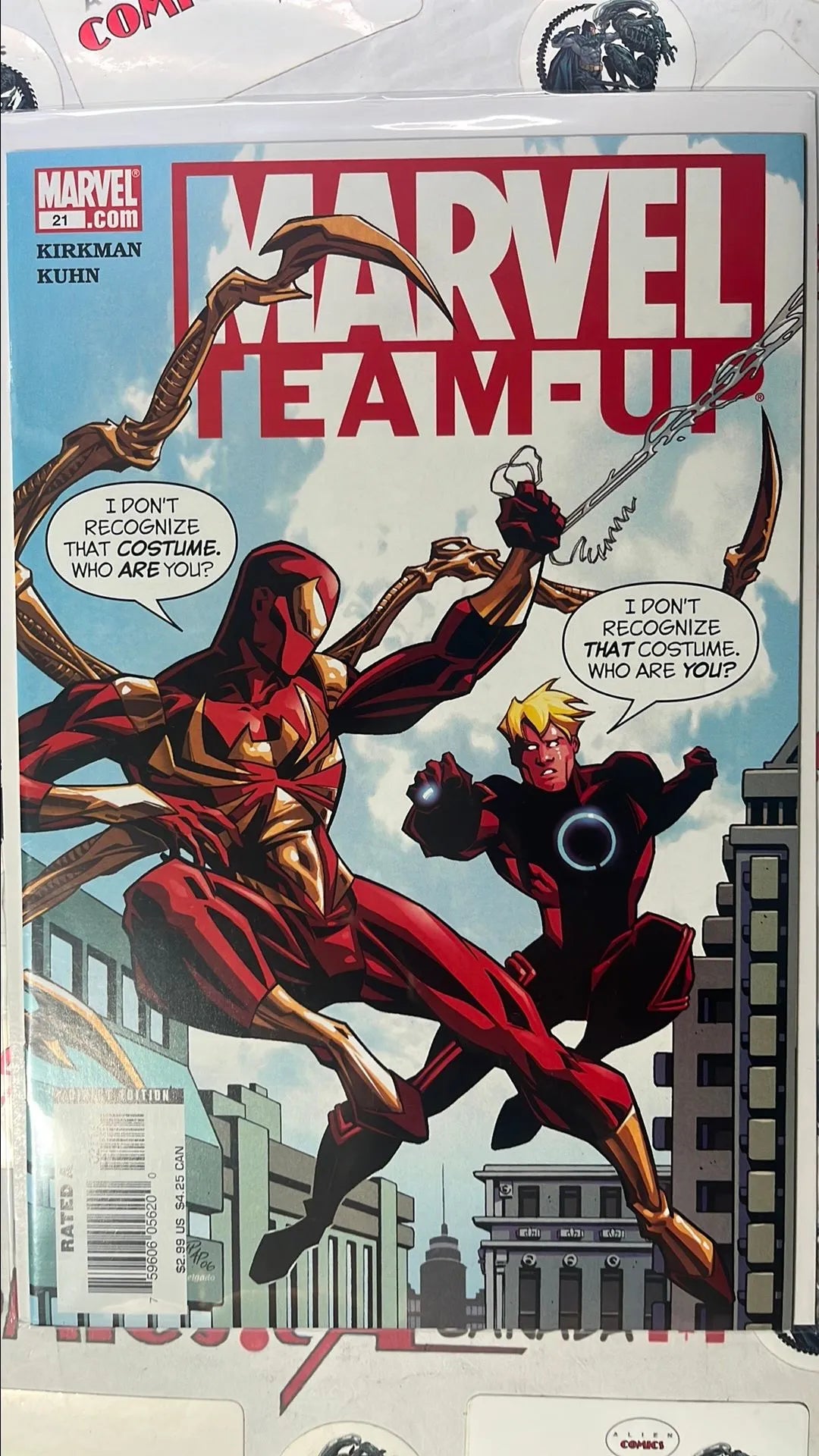 Marvel Team-up (#21 Marvel 2006 Spider-man & Freedom Ring New Costumes NM)