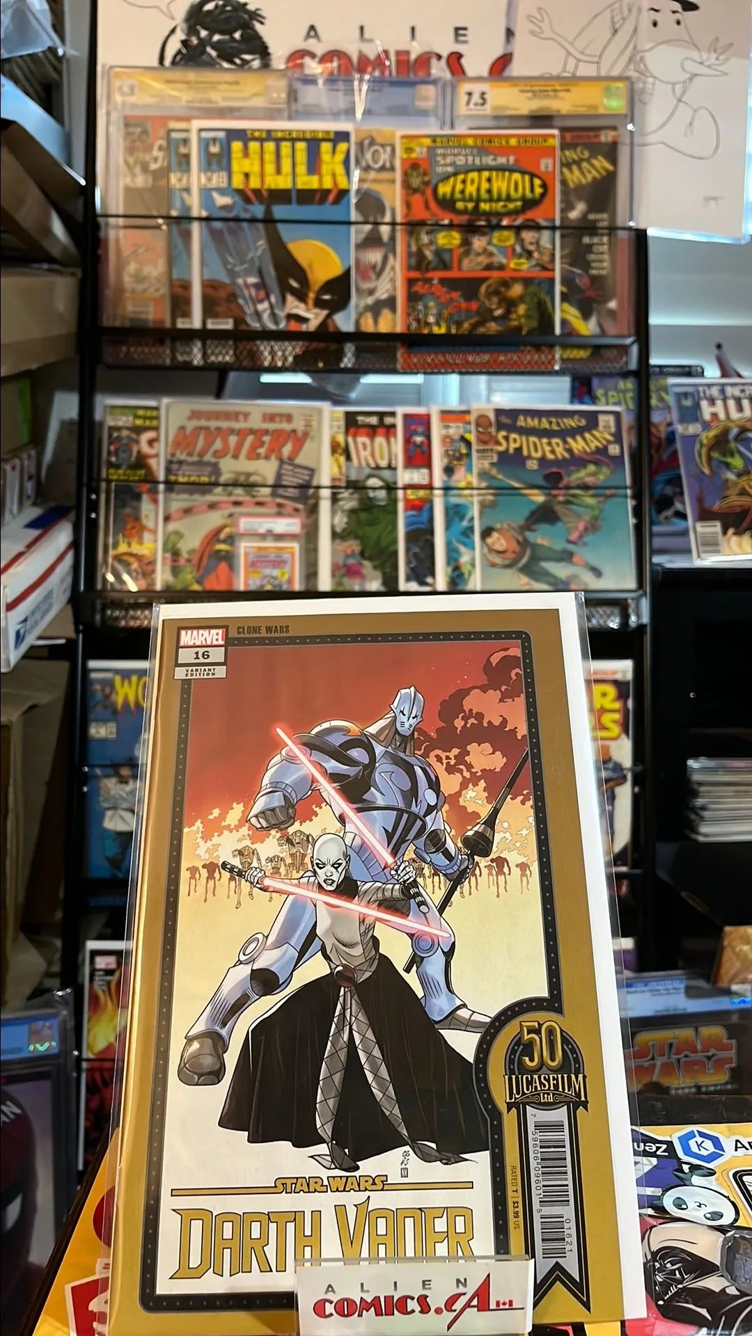 Clone Wars (Darth Vader #16 50th Lucasfilm Anniversary Variant NM)