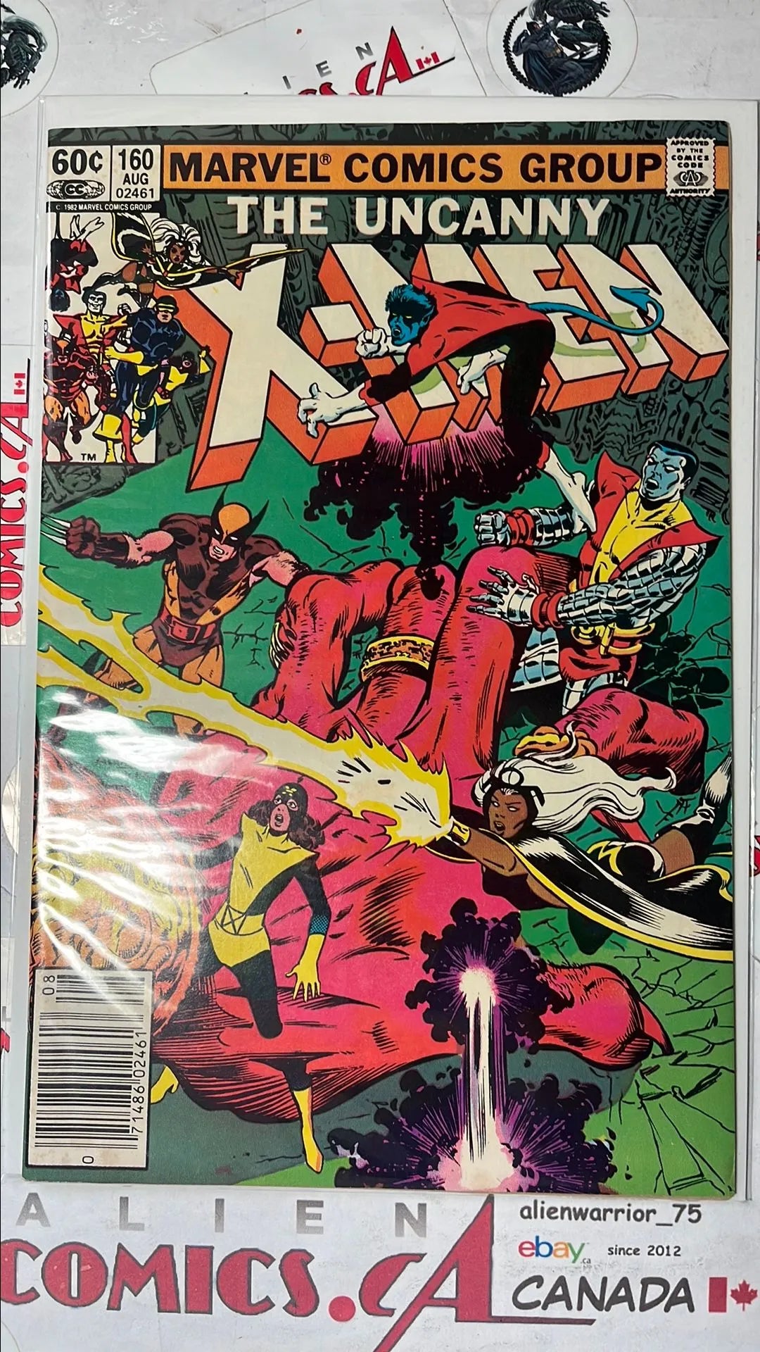 Uncanny X-men (#160 Newsstand Edition 1st app. Illyana Rasputin Colossus' sister 1st app. S'ym VF)