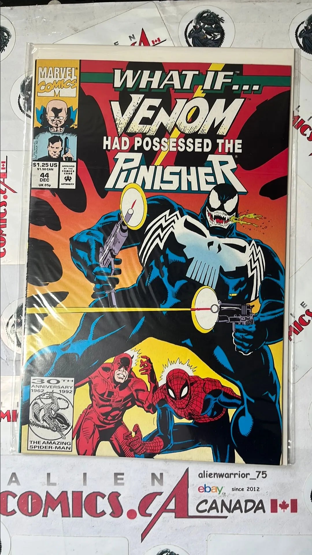 What ...If? (#44 Venom Had Possessed The Punisher? 1st app. Venomized Punisher Direct Edition VF+)