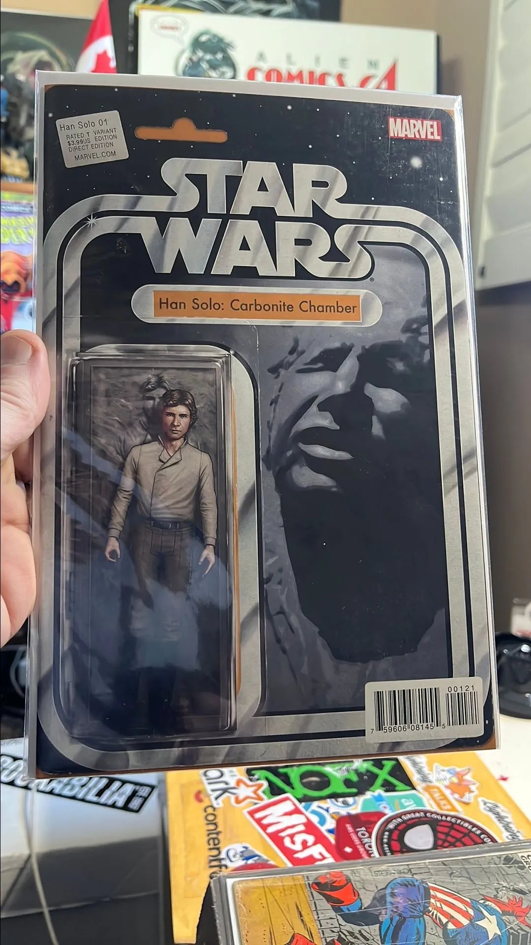 Han Solo (Action Figure Variant #1 Han Solo: Carbonite Chamber NM)