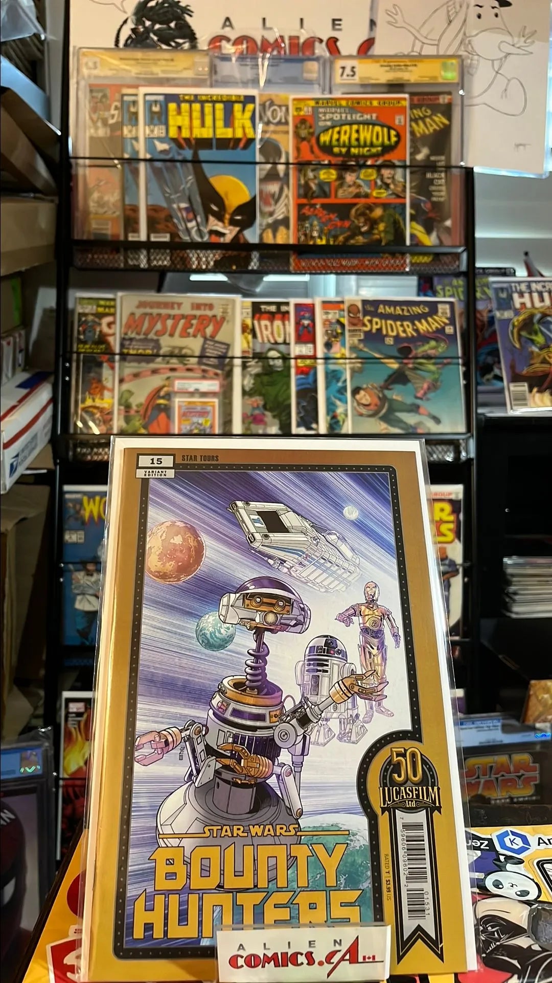 Star Tours (Bounty Hunters #15 50th Lucasfilm Anniversary Variant NM)