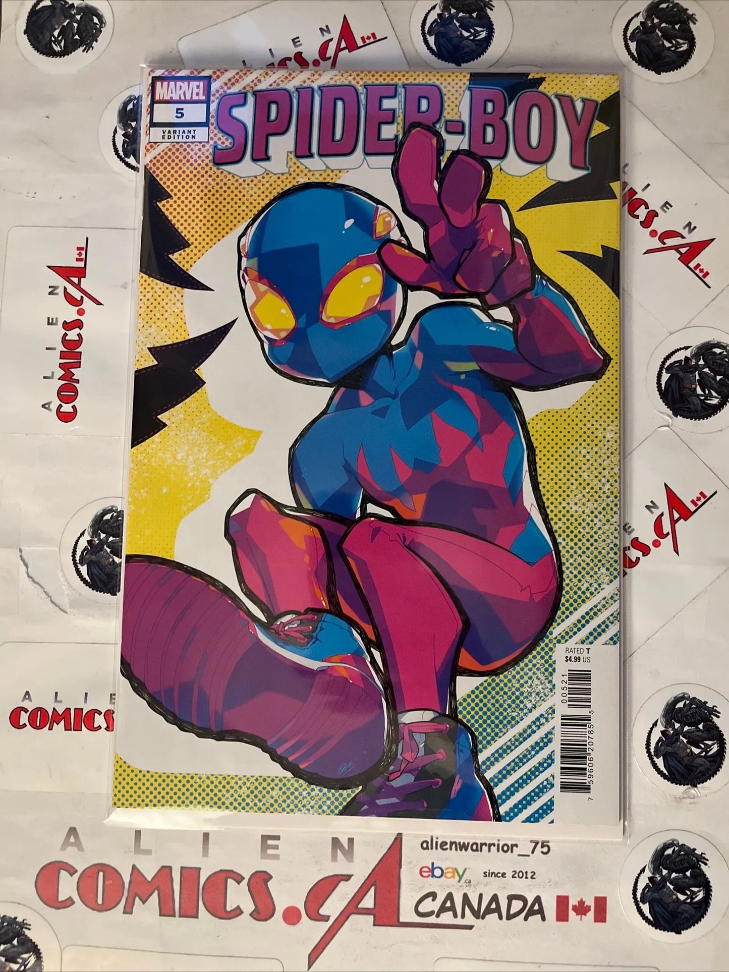 Spider-boy (#5B Marvel 2024 Rose Besch Variant NM)