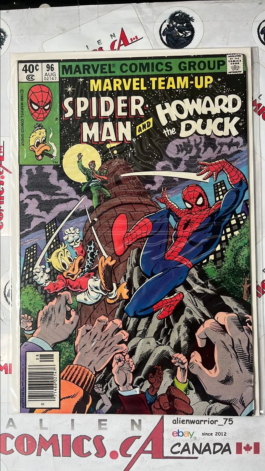 Marvel Team-up (#96 Spider-man & Howard The Duck Newsstand Edition VF)