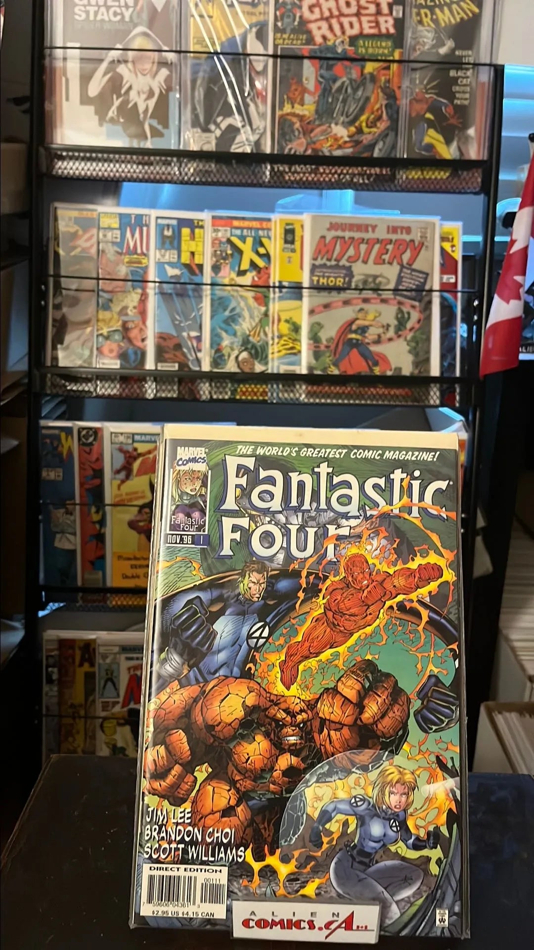 Fantastic Four (#1 Direct Edition '96 Full Team on Cover VF)