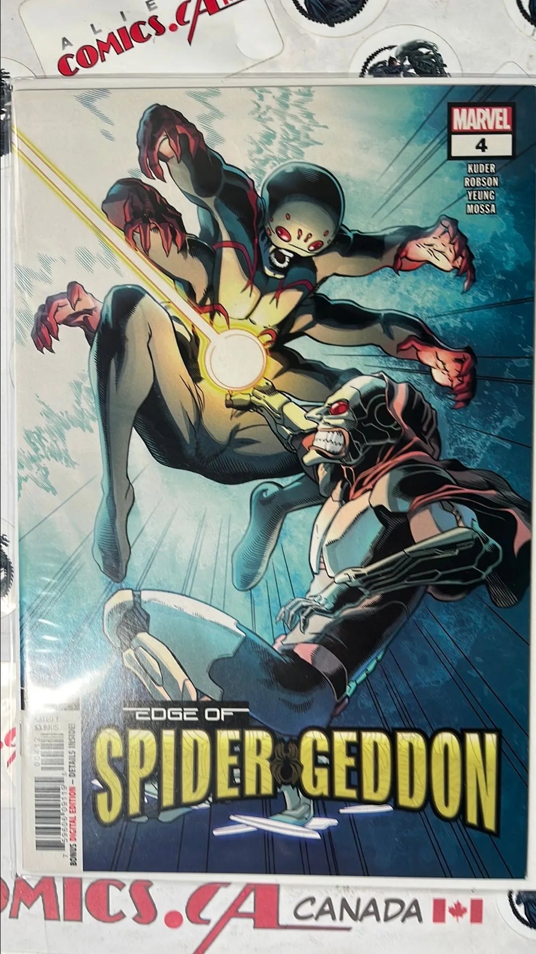 Edge of Spider-Geddon (#4 Marvel 2018 2nd Printing 1st app. Norman Osborn as Spider-man with 6-Arms NM)