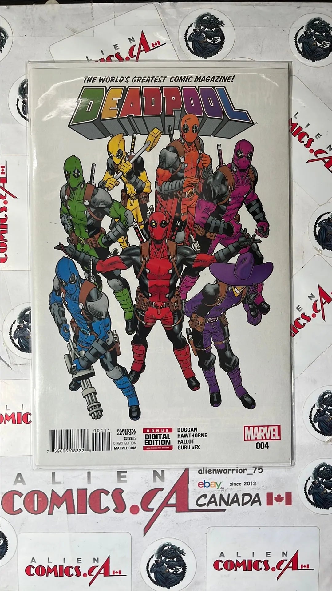 Deadpool (#4 Marvel 2015 Rainbow Deadpools NM)