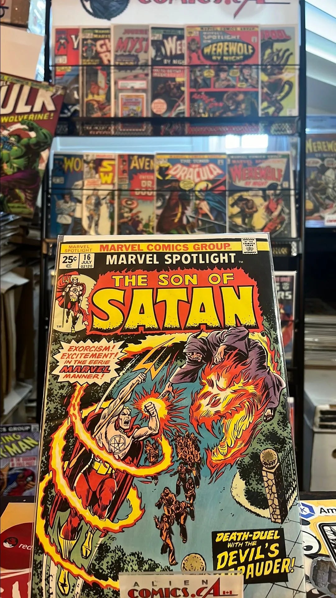 Marvel Spotlight (#16 The Son of Satan w/ MVS 83 Dragon Man FN/VF)
