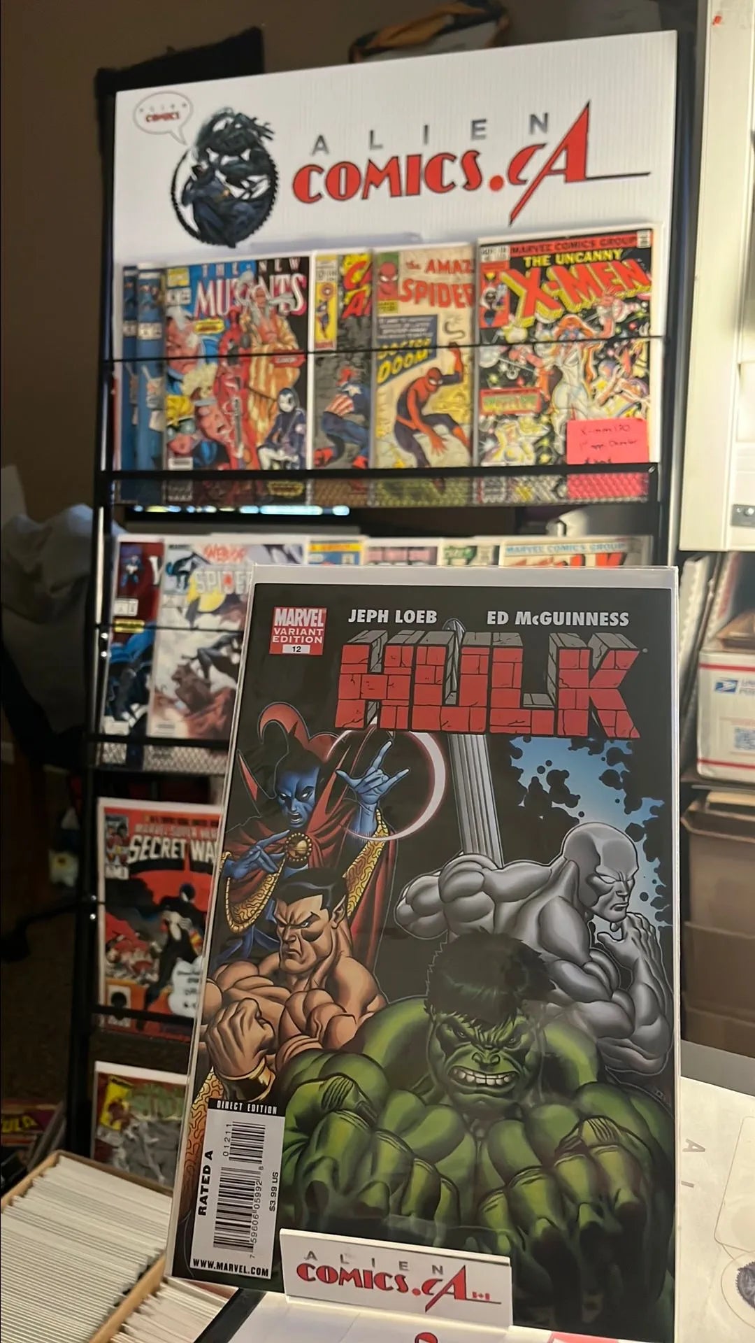 Red Hulk (#12 Dr. Strange, Namor and Silver Surfer app. Variant NM)