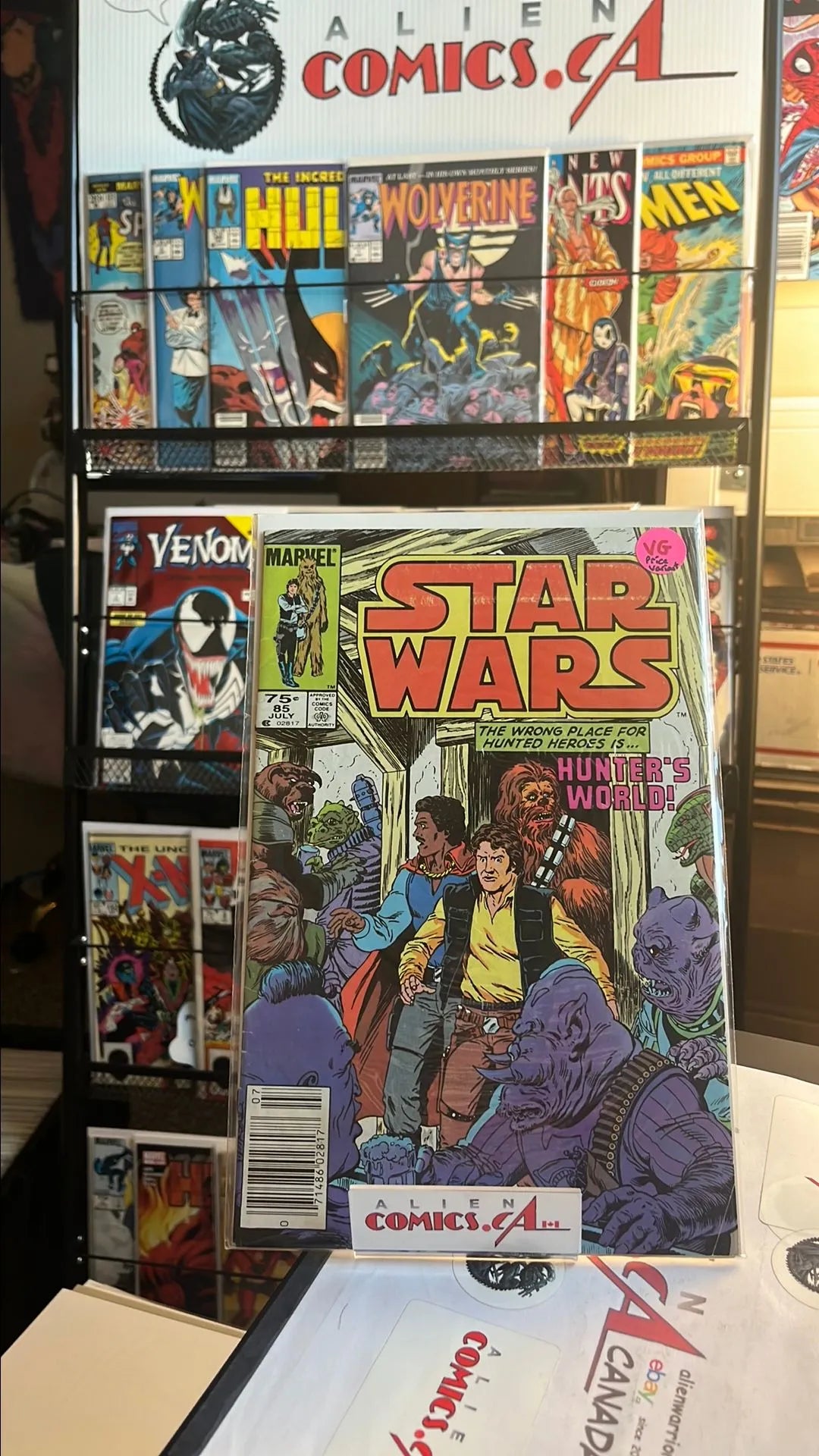 Star Wars (Marvel 1977 75¢ Canadian Price Variant #85 VG)