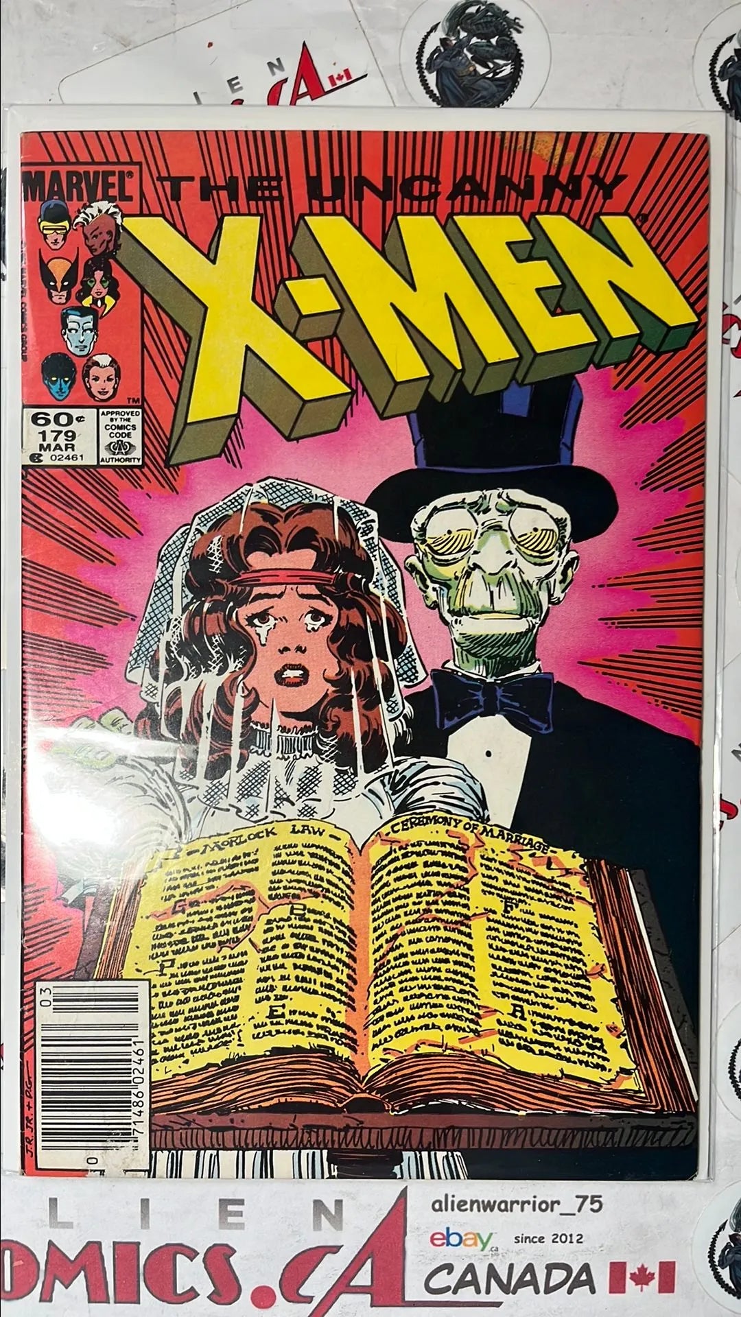 Uncanny X-men (#179 Newsstand Edition 1st app. Leech VF)