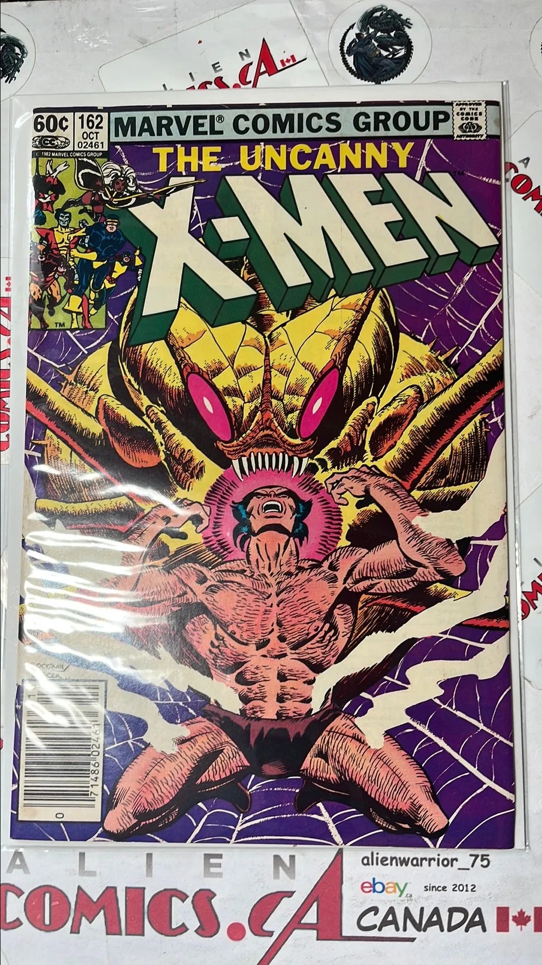 Uncanny X-men (#162 Newsstand Edition Wolverine Solo Story VF)
