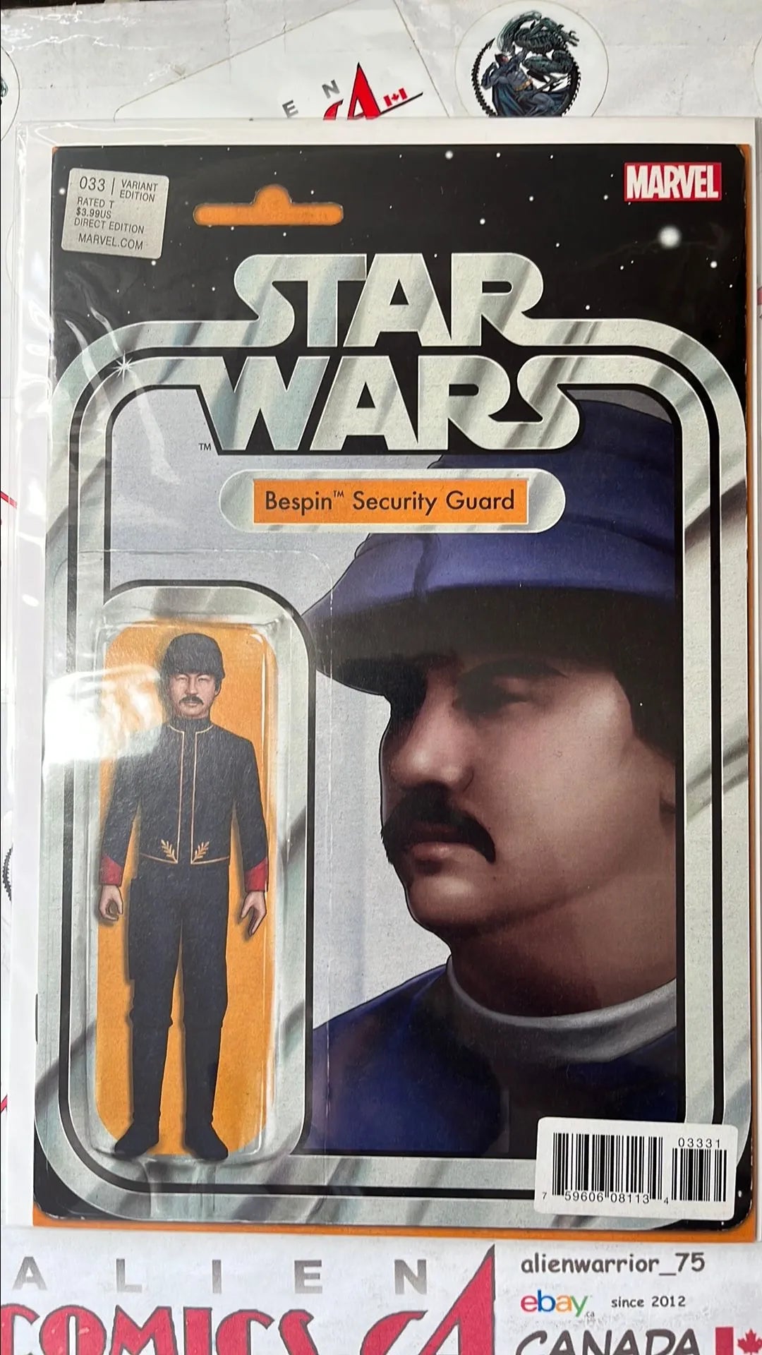 Star Wars (Action Figure Variant #33 Bespin Security Guard: Man NM)