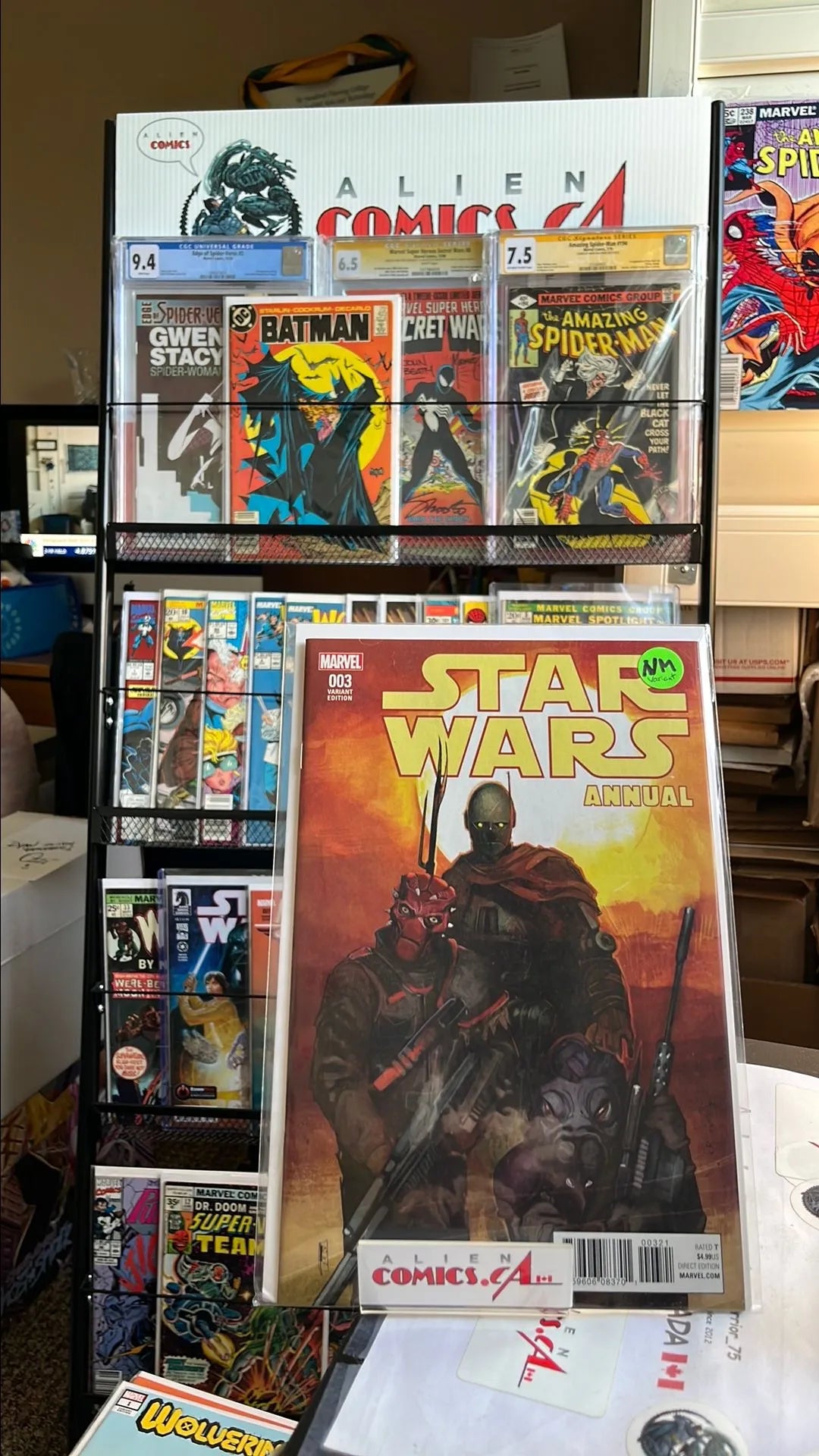 Star Wars (#3H Marvel 2015 Annual Bounty Hunter Variant NM)