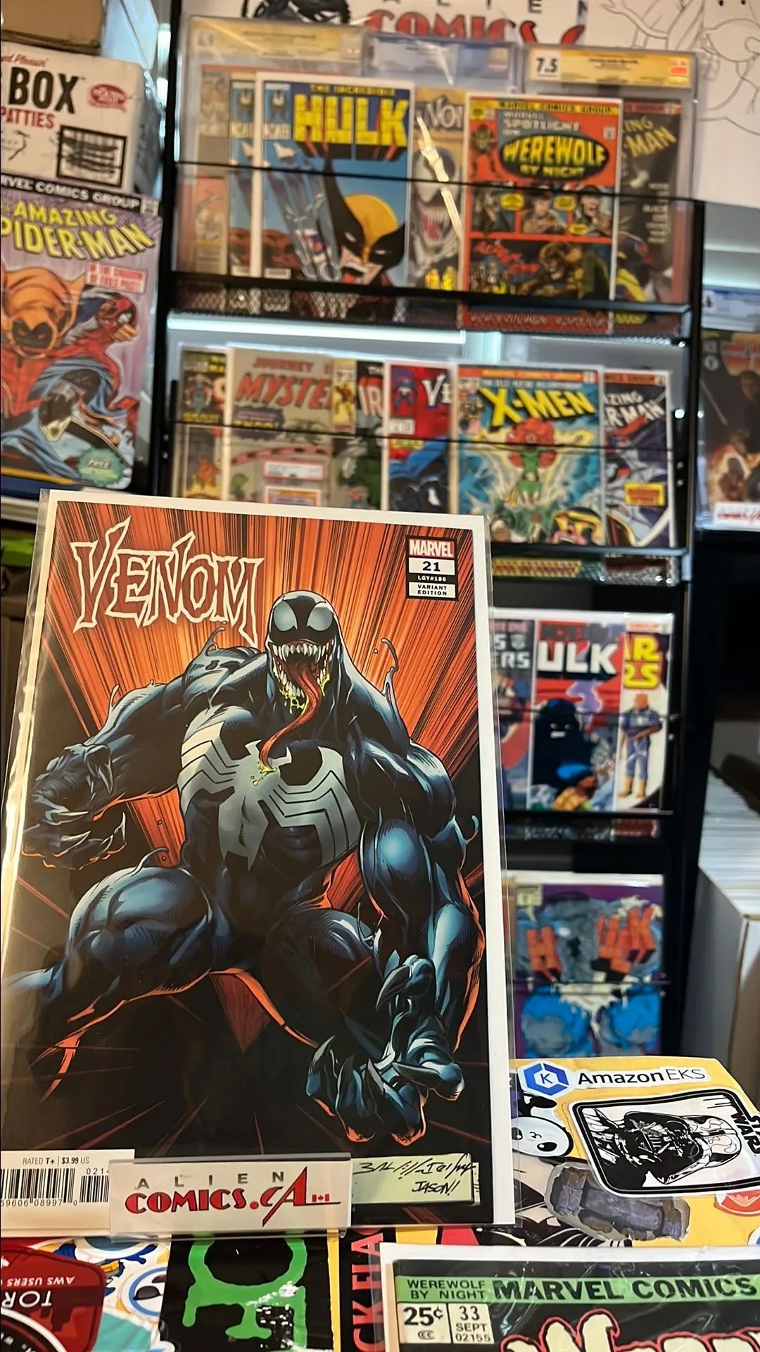 Venom (#21 Donny Cates Mark Bagley 1:25 Variant NM)