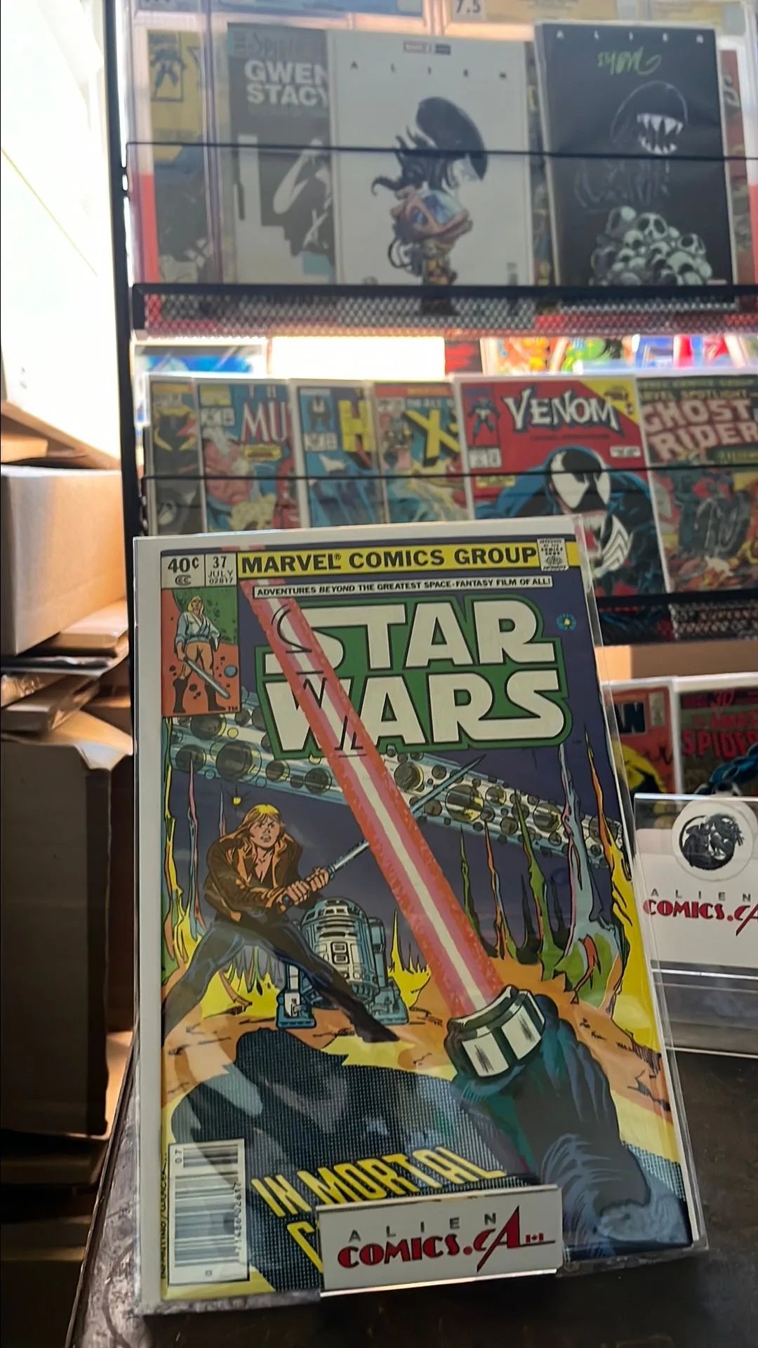 Star Wars (Marvel 1977 #37 Newsstand Edition VF)
