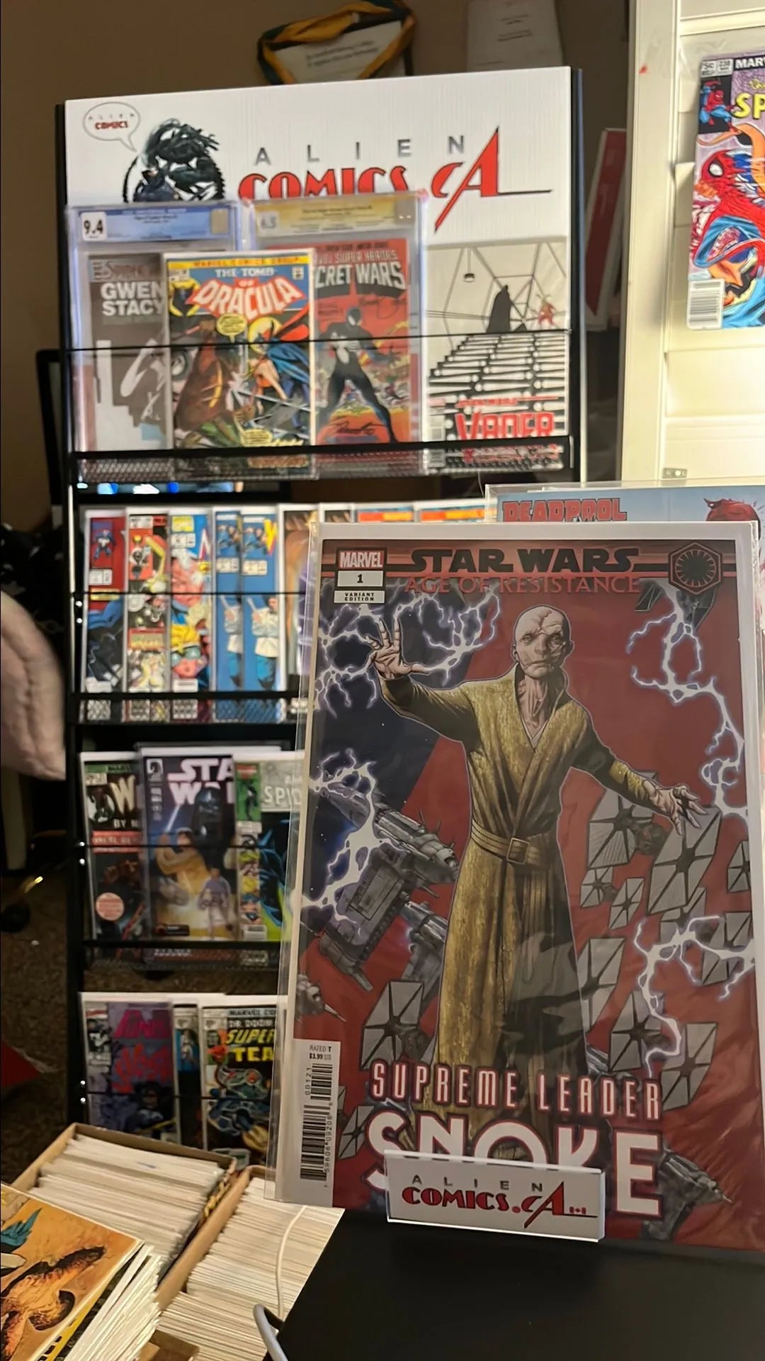 Age of Resistance (#1M Supreme Leader Snoke McKone Puzzle Piece Variant NM)