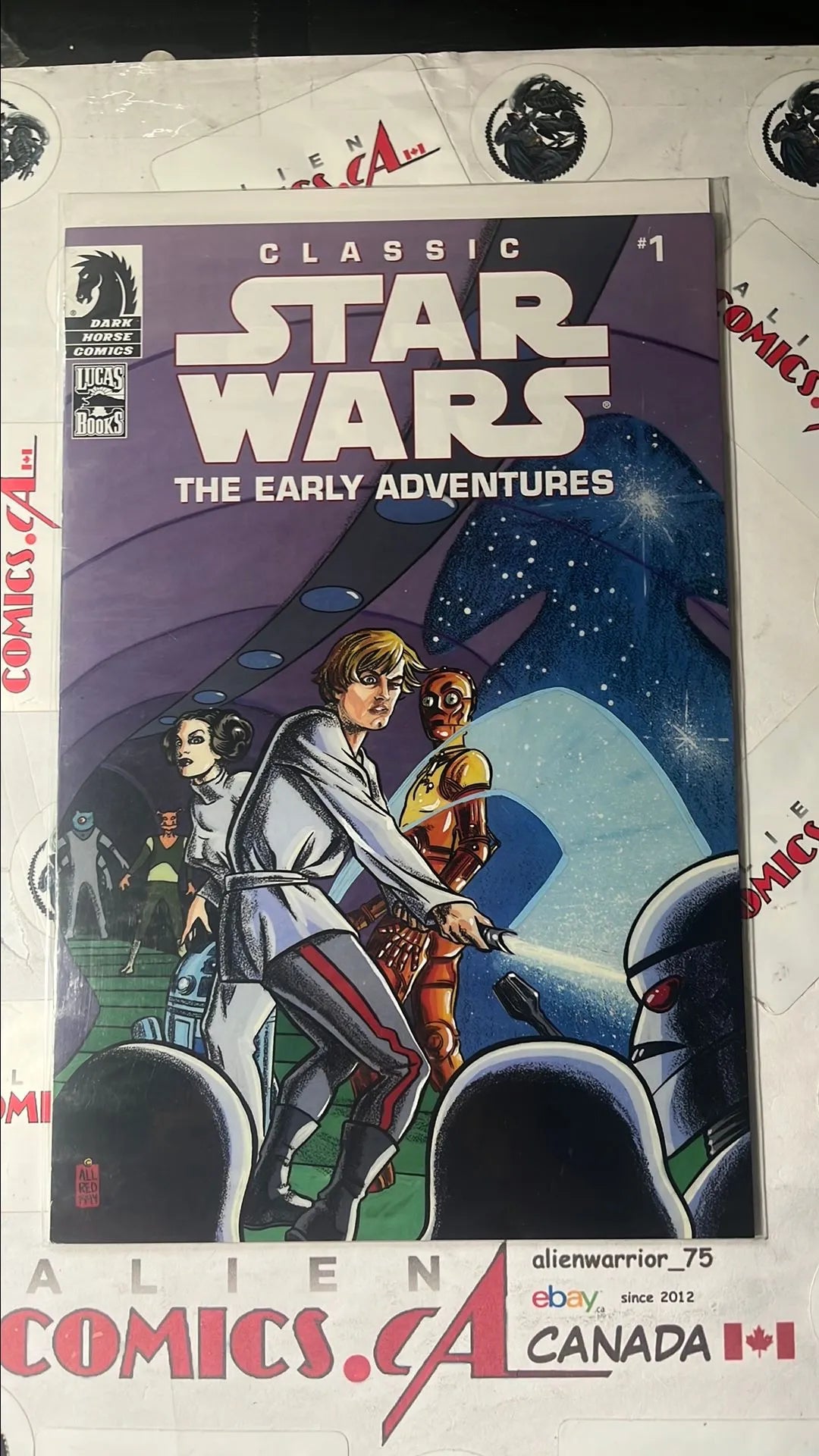 Classic (#1H Hasbro ComicPack Variant The Early Adventures Luke Skywalker NM)