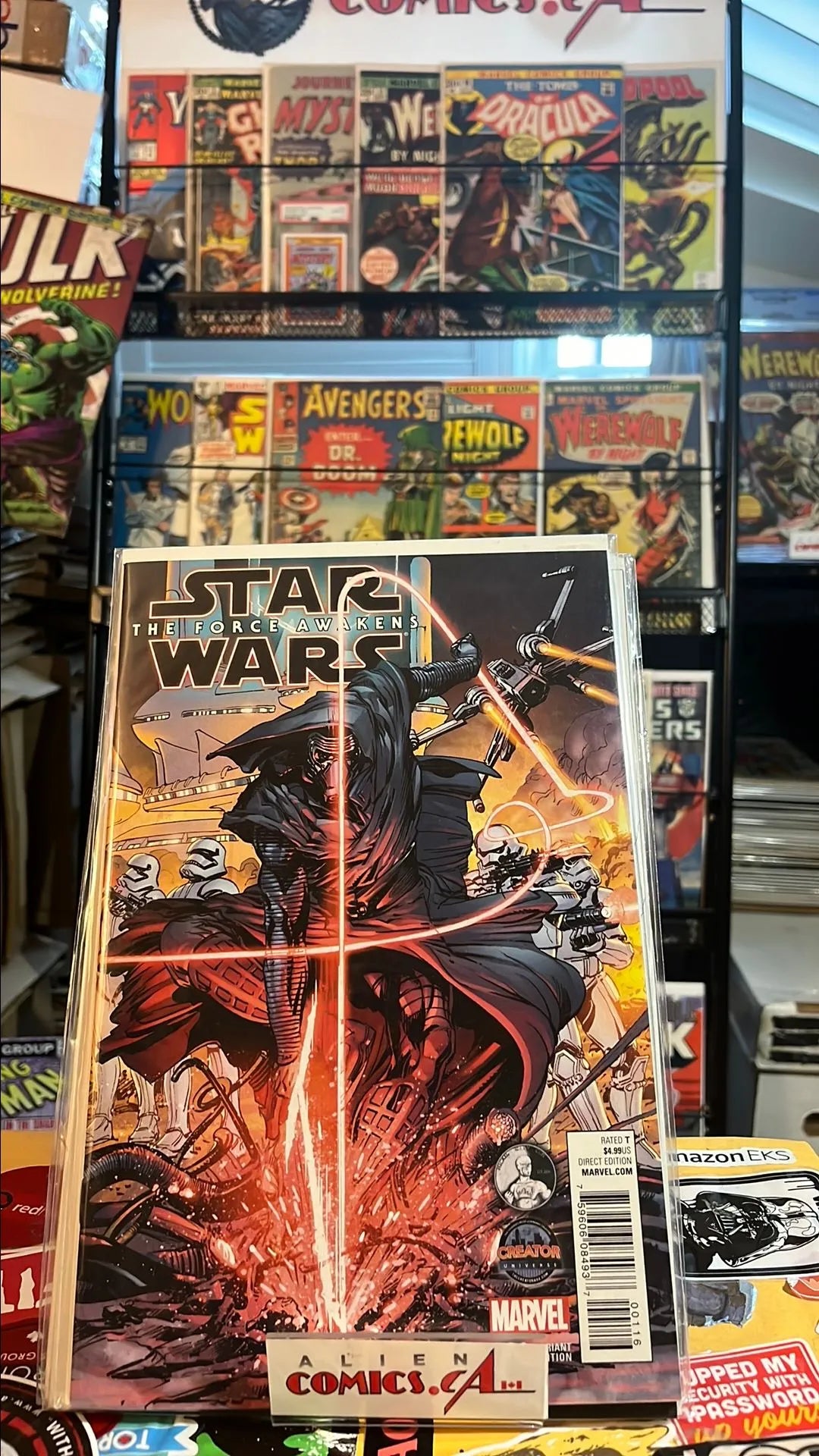 Episode VII: The Force Awakens (#1S Sleeping Giant Collectables Neil Adams Variant NM)
