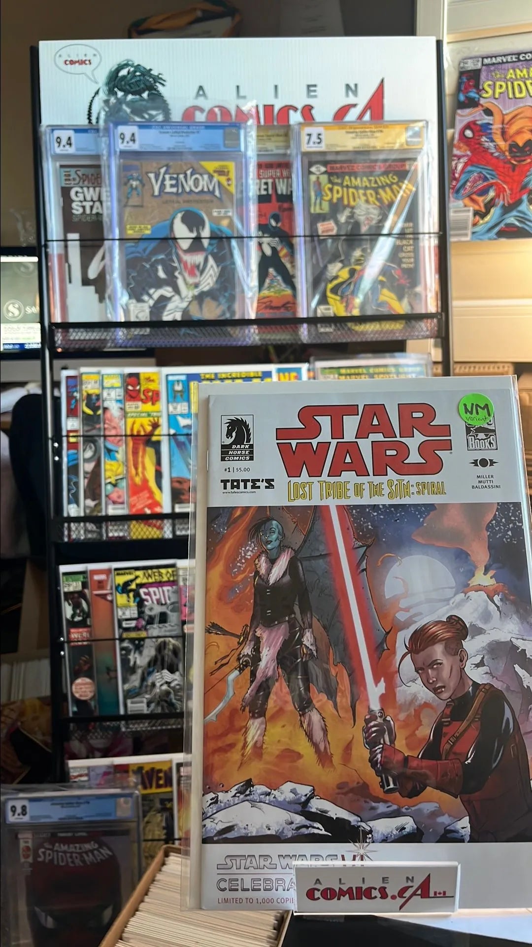 Lost Tribe of the Sith: Spiral (#1T Celebration VI Tate's 1 of 1000 copies Variant NM)
