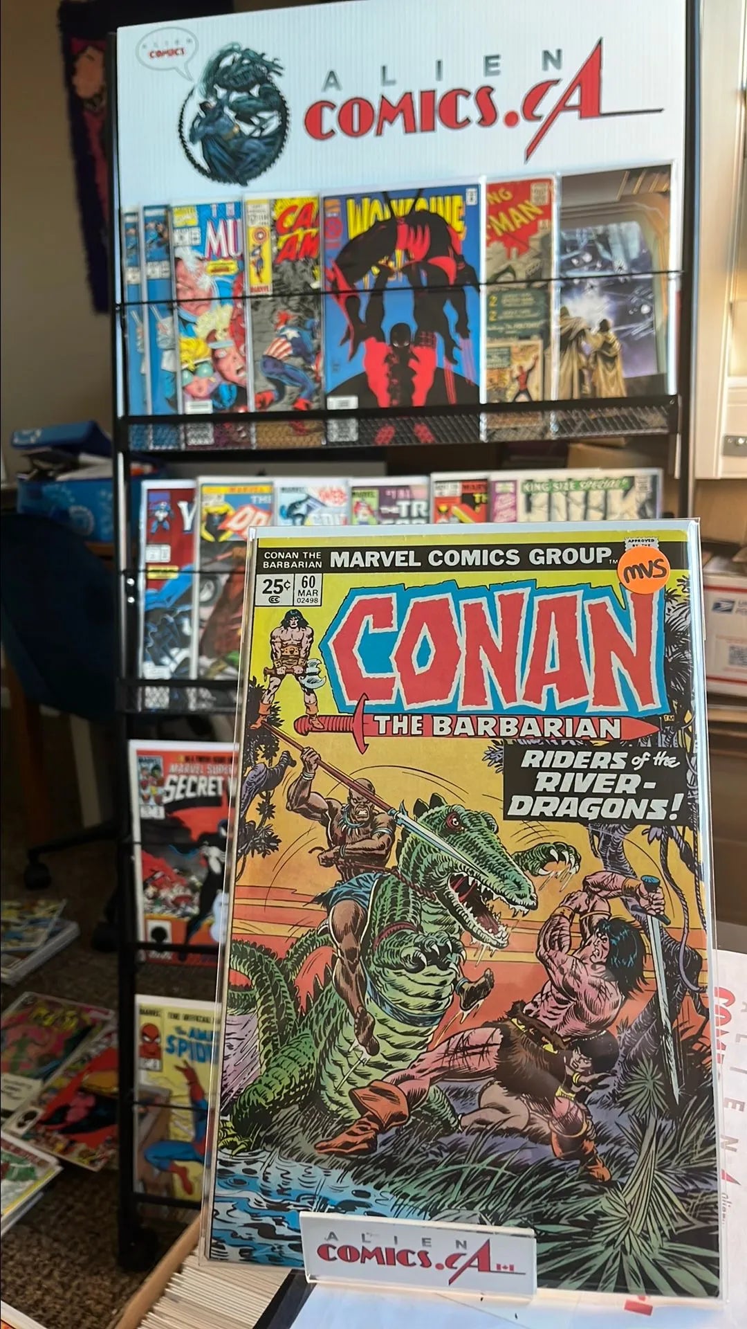 Conan the Barbarian (#60 25¢ cover Riders of the River-Dragons w/MVS 48 Dracula FN)
