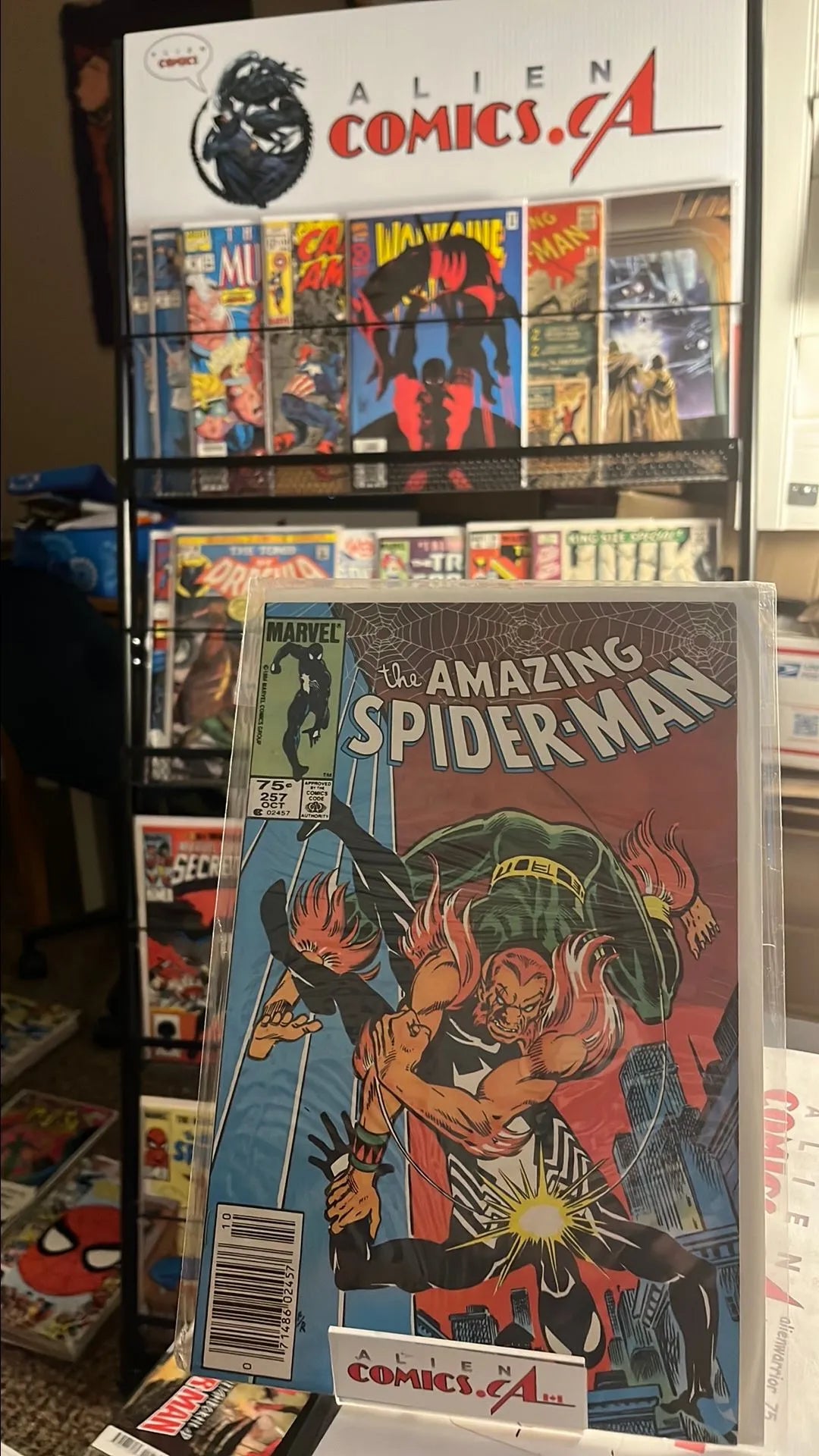Amazing Spider-man (#257 75¢ Canadian Price Variant 2nd app. Puma FN/VF)