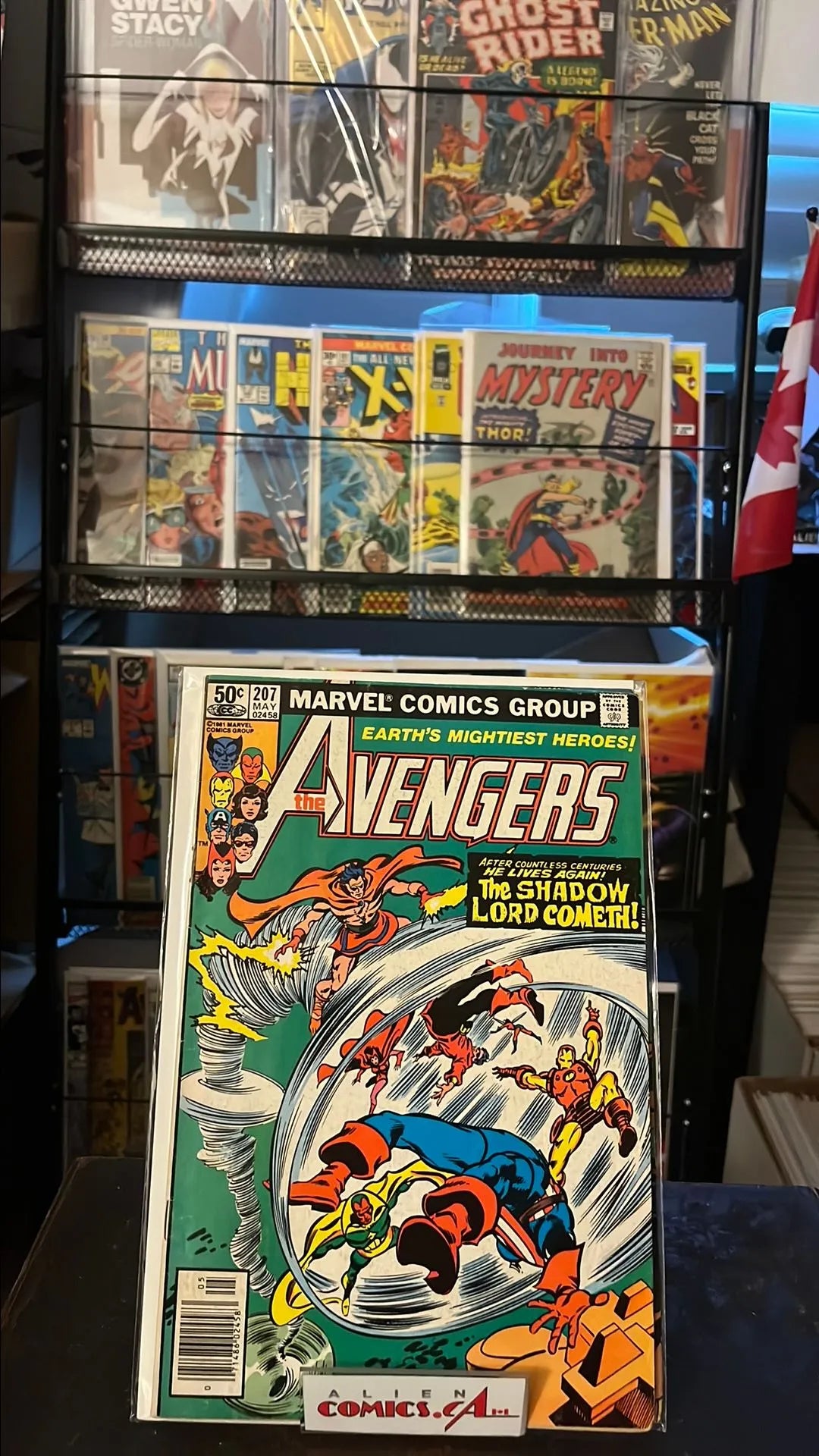 Avengers (#207 Newsstand Edition Mark Jewelers Insert VG+)