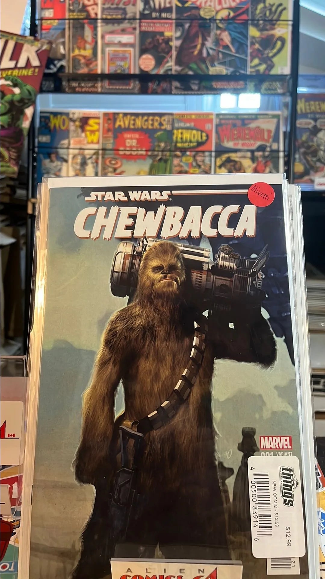 Chewbacca (Marvel 2016 #1V Olivetti NM)