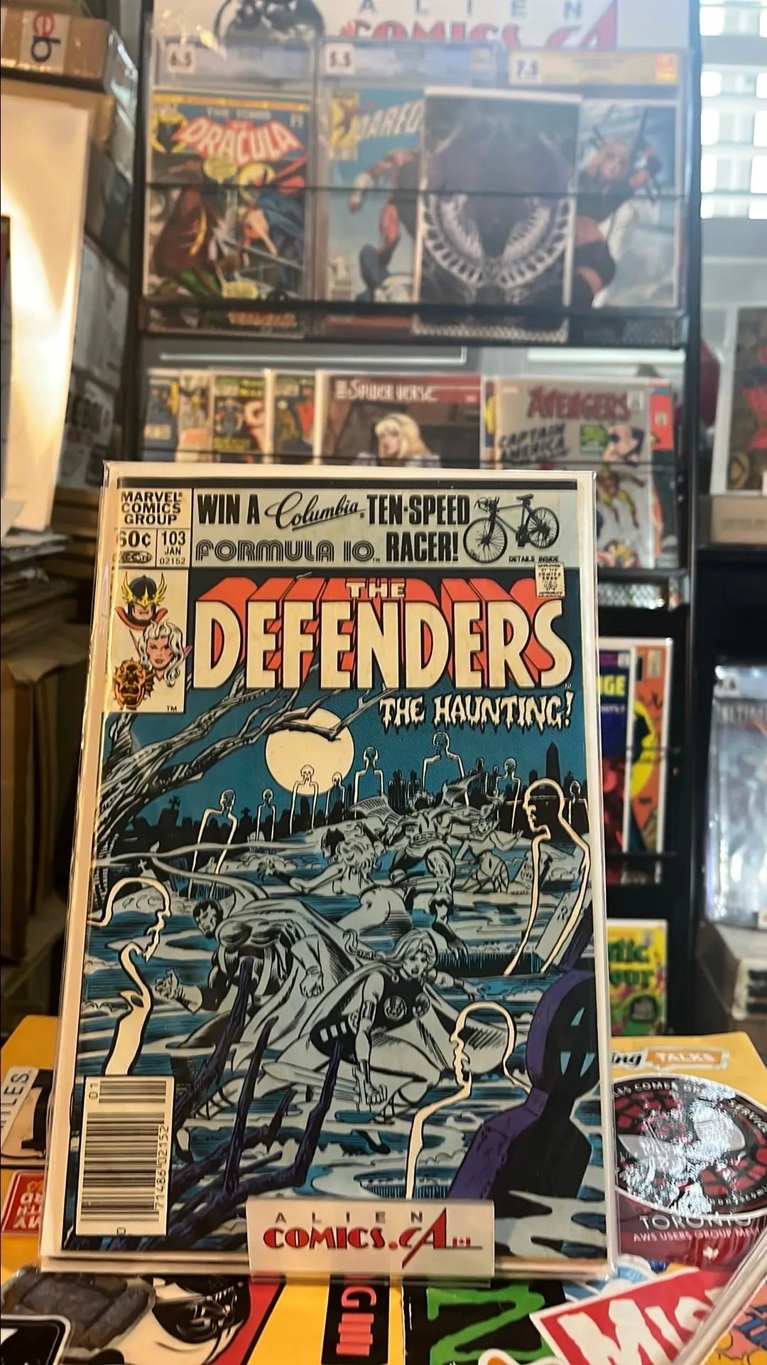 Defenders (#103 1st app. Null the Living Darkness Newsstand Edition VF)