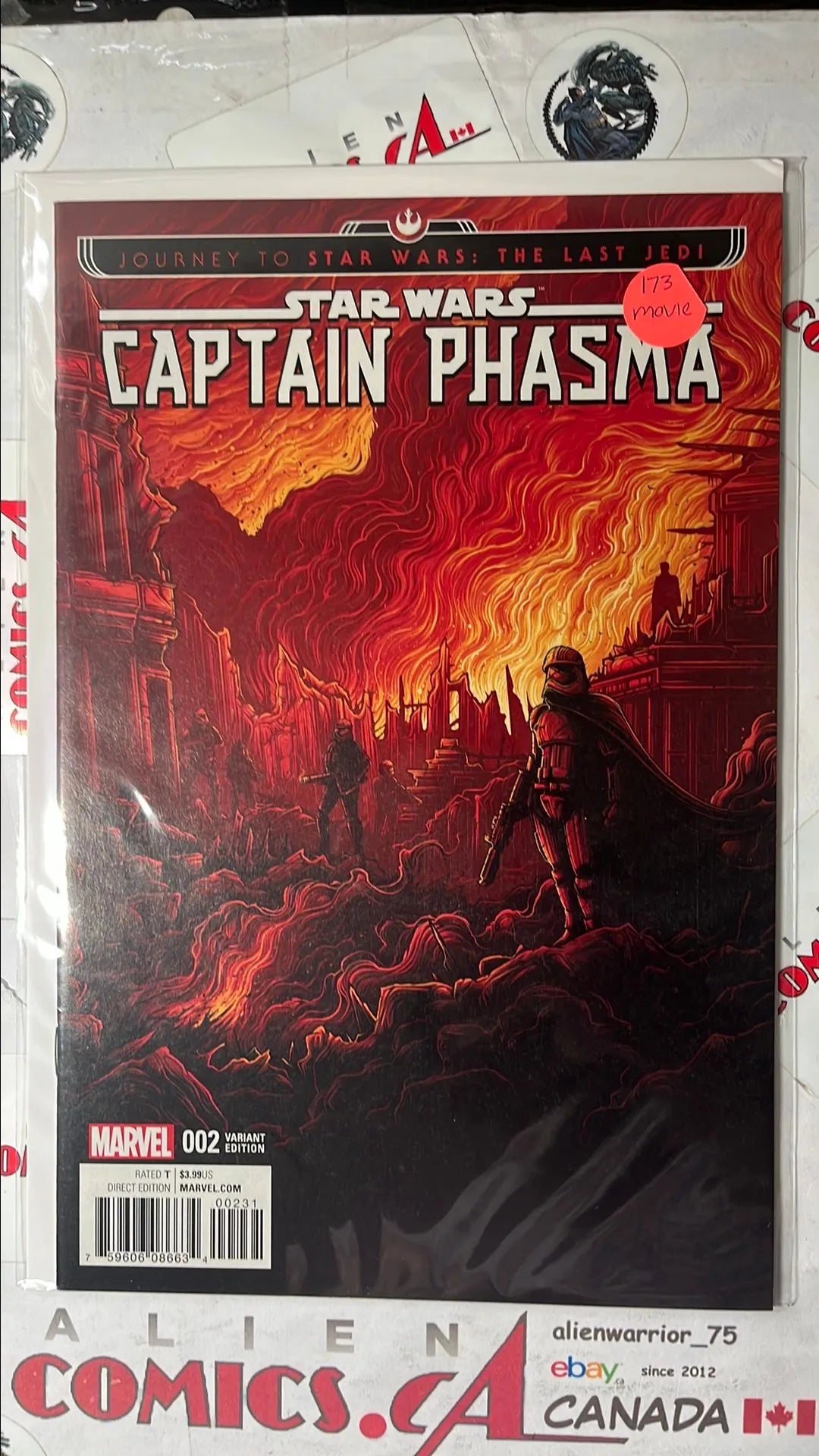Journey to Episode VIII: The Last Jedi: Captain Phasma (#2M Movie 1:15 Variant NM)