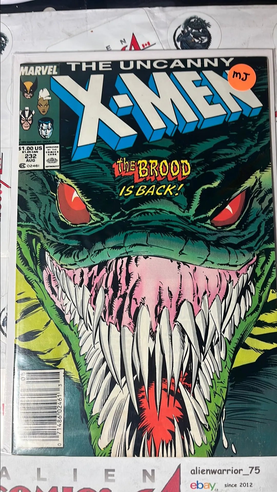Uncanny X-men (#232 Newsstand Edition Mark Jewelers Insert FN/VF)