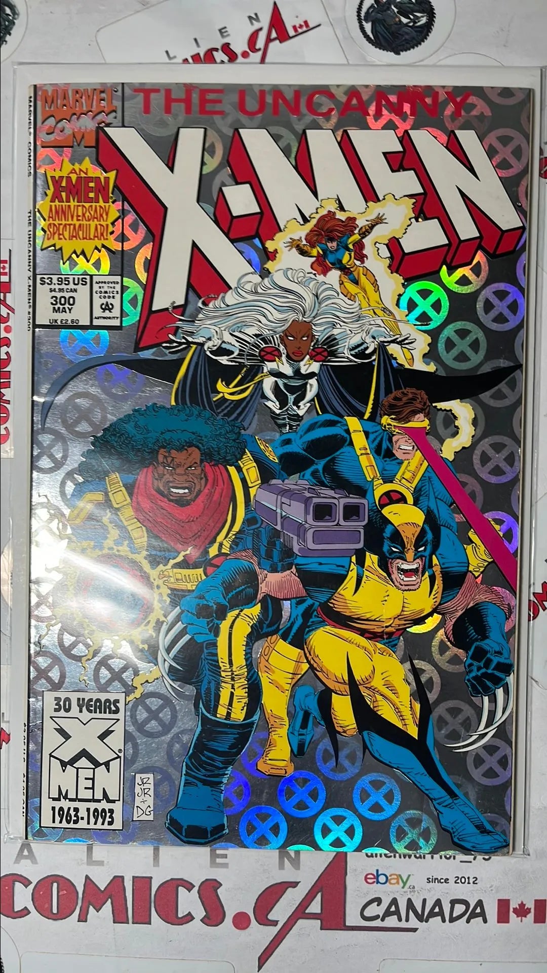 Uncanny X-men (#300 Direct Edition 1st app. Amelia Voght, Milan, Senyaka, Javitz, Neophyte, Spoor and Katu Acolytes Foil Cover VF)