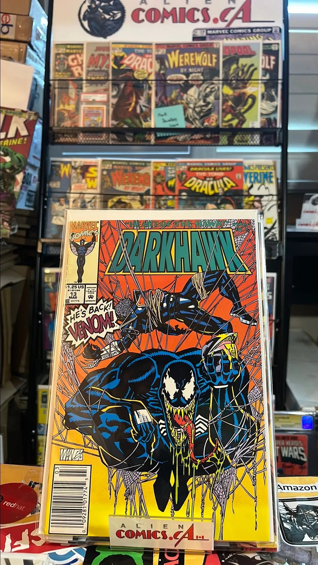 Darkhawk (#13 Newsstand Edition Venom app. NM)
