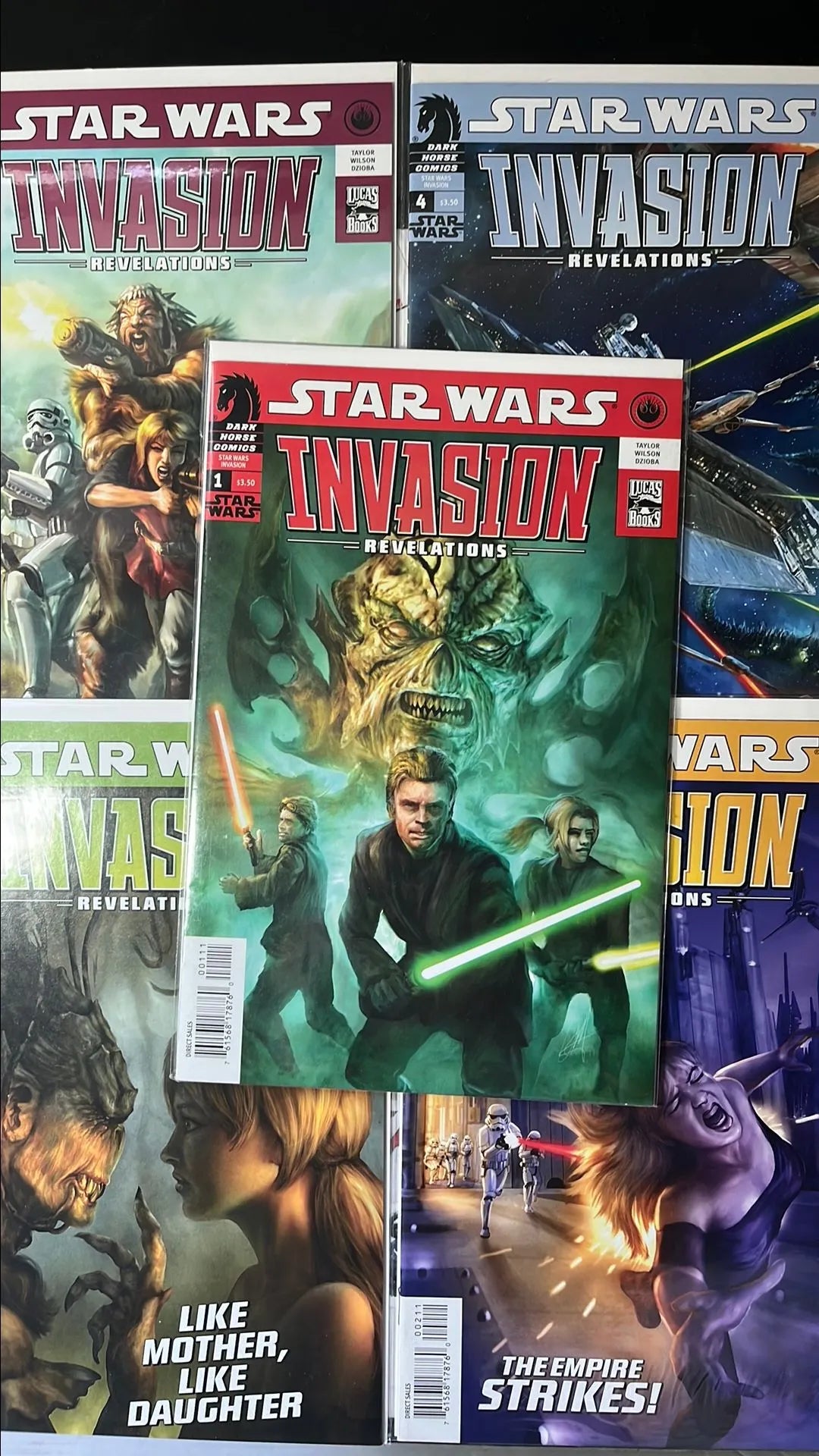 Invasion: Revelations (Dark Horse 2011 Complete 6-Book Series NM)