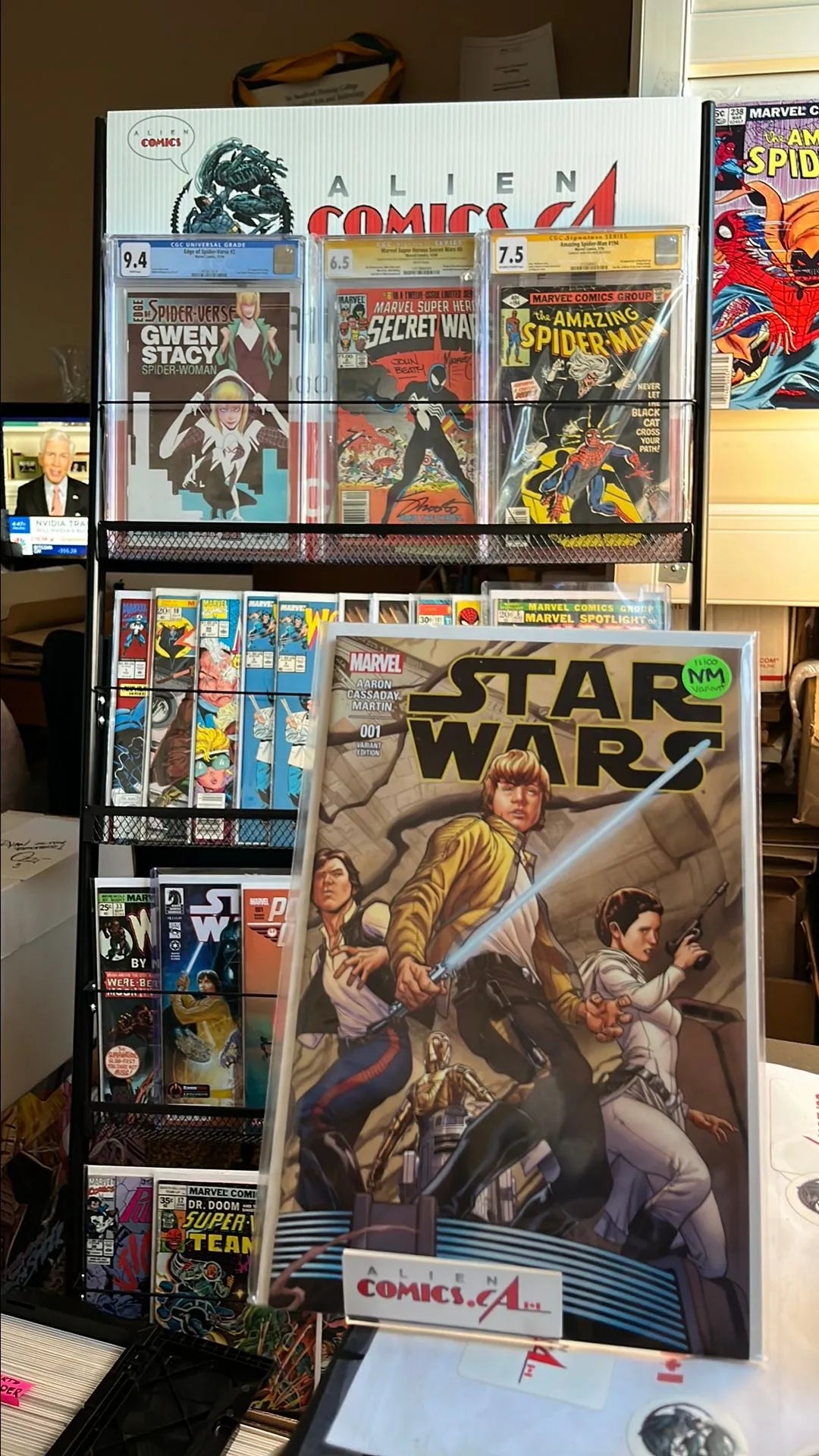 Star Wars (#1Q Marvel 2015 Joe Quesada 1:100 Variant HTF NM)