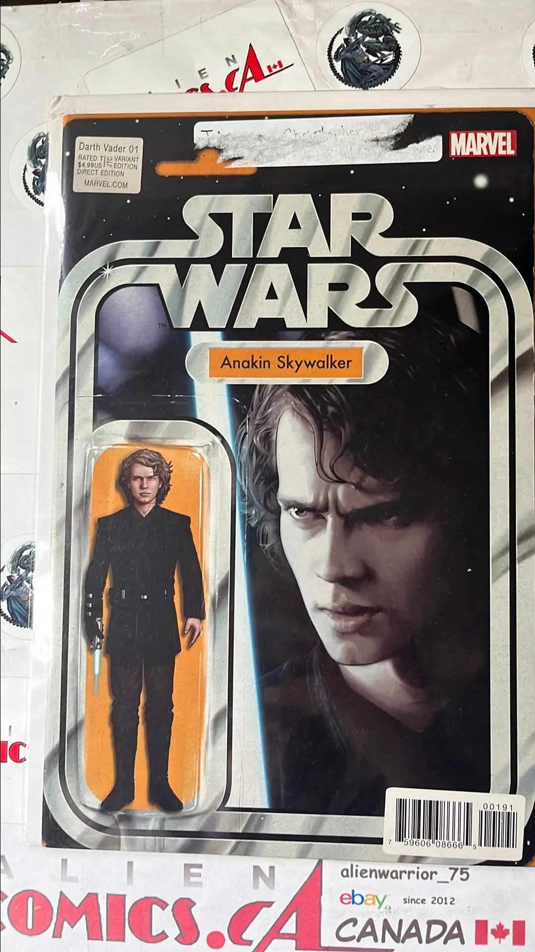 Darth Vader (Action Figure Variant #1 Anakin Skywalker HTF VF/NM)