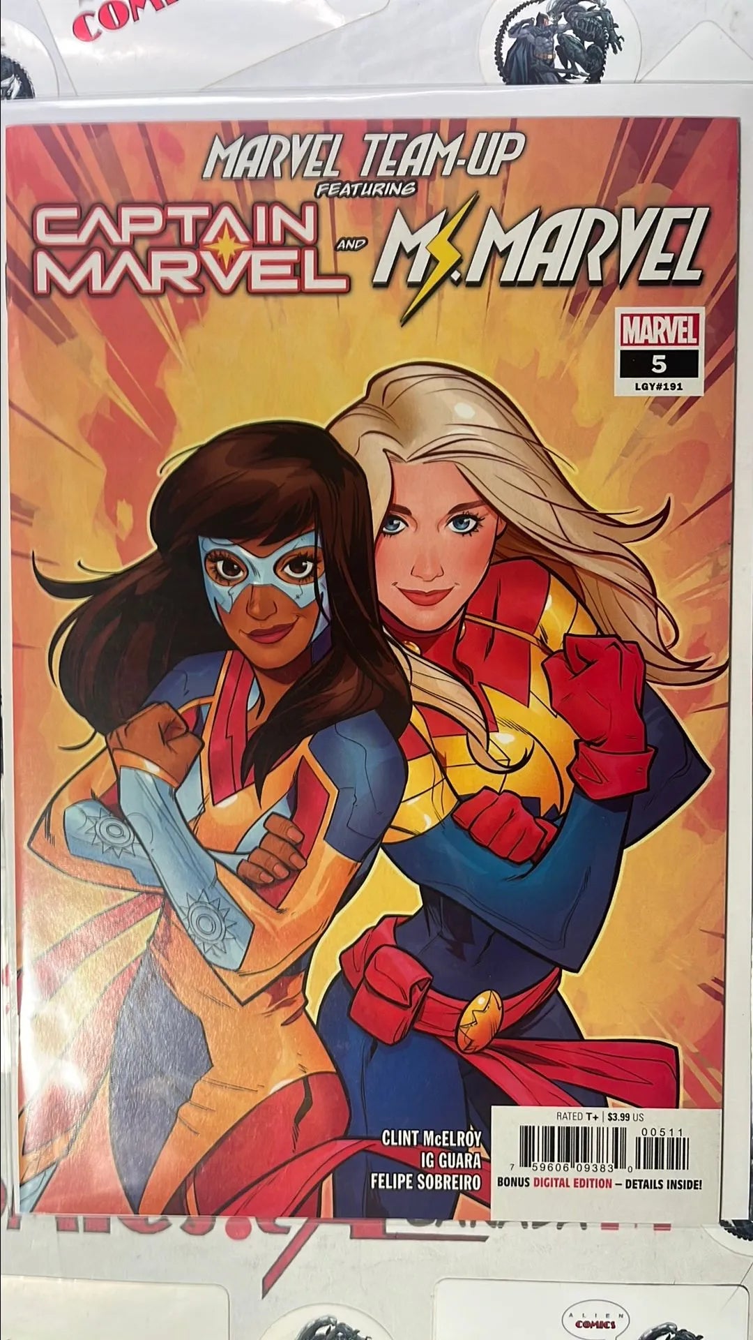 Marvel Team-up (#5 Marvel 2019 Captain Marvel & Ms. Marvel Ms. Marvel & Captain Marvel Cover NM)