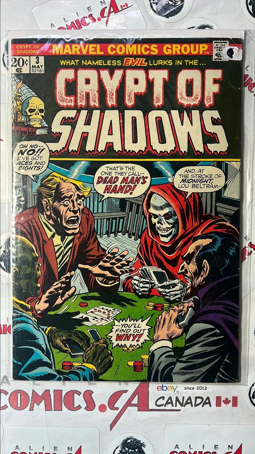 Crypt of Shadows (#3 Marvel 1973 VG/FN)