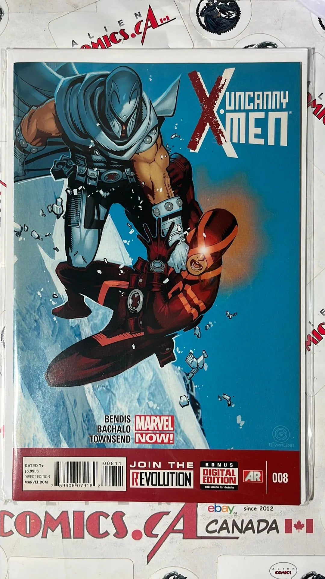 Uncanny X-men (#8 Marvel 2013 Magneto vs. Cyclops Snowy Hill Battle NM)