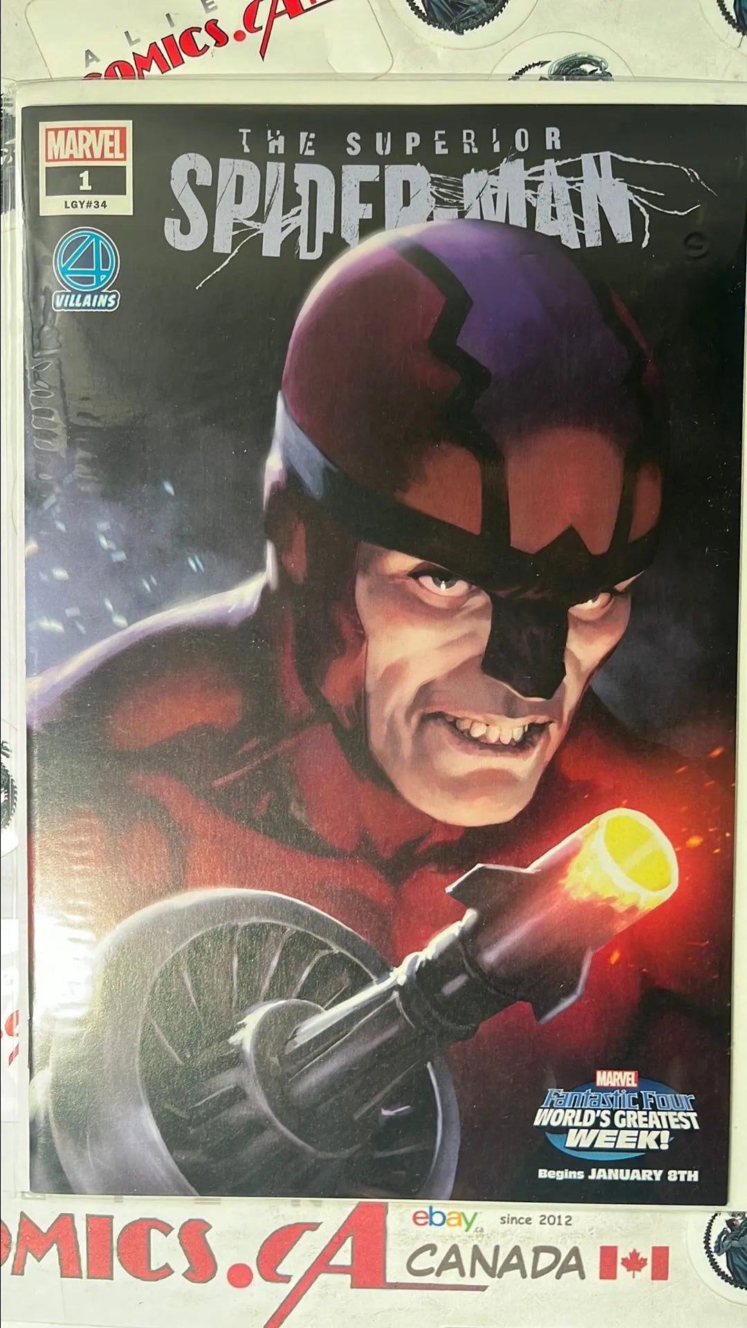 Superior Spider-man (#1A Marvel 2019 LGY34 Travis Charest Cover A Premiere issue 1st app. Doc Ock as Superior Spider-man NM)