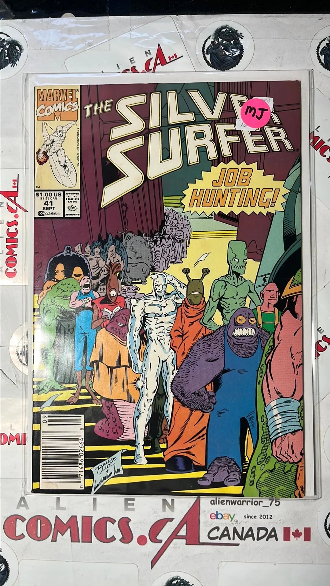 Silver Surfer (#41 Newsstand Edition Mark Jewelers Insert VF)