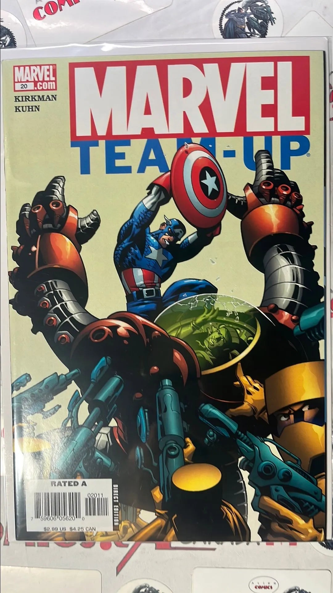 Marvel Team-up (#20 Marvel 2006 Captain America 1st app. Freedom Ring NM)