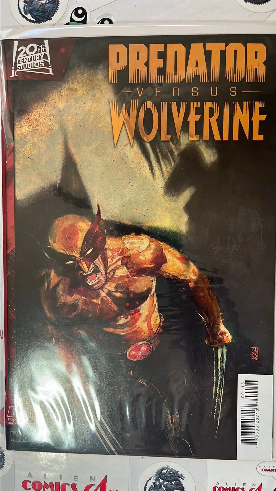 PREDATOR vs. Wolverine (#1M Marvel 2023 Alex Maleev 1:25 Variant NM)